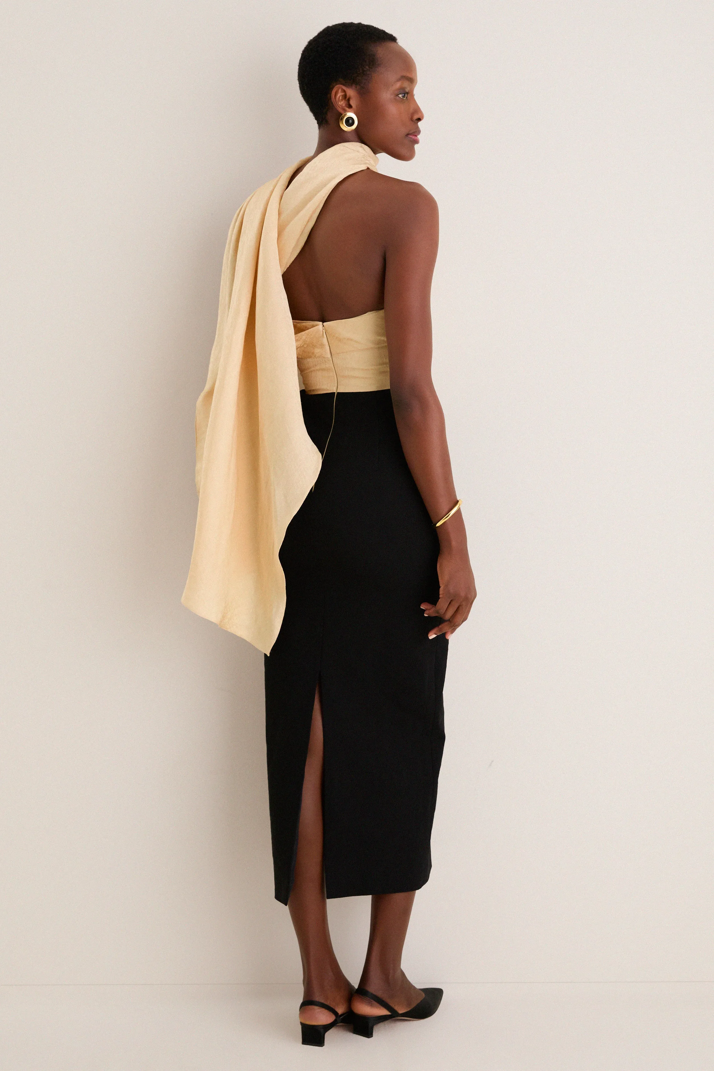Buttercream Burbling Stream Scarf Dress sold by Tuckernuck product image thumbnail 4