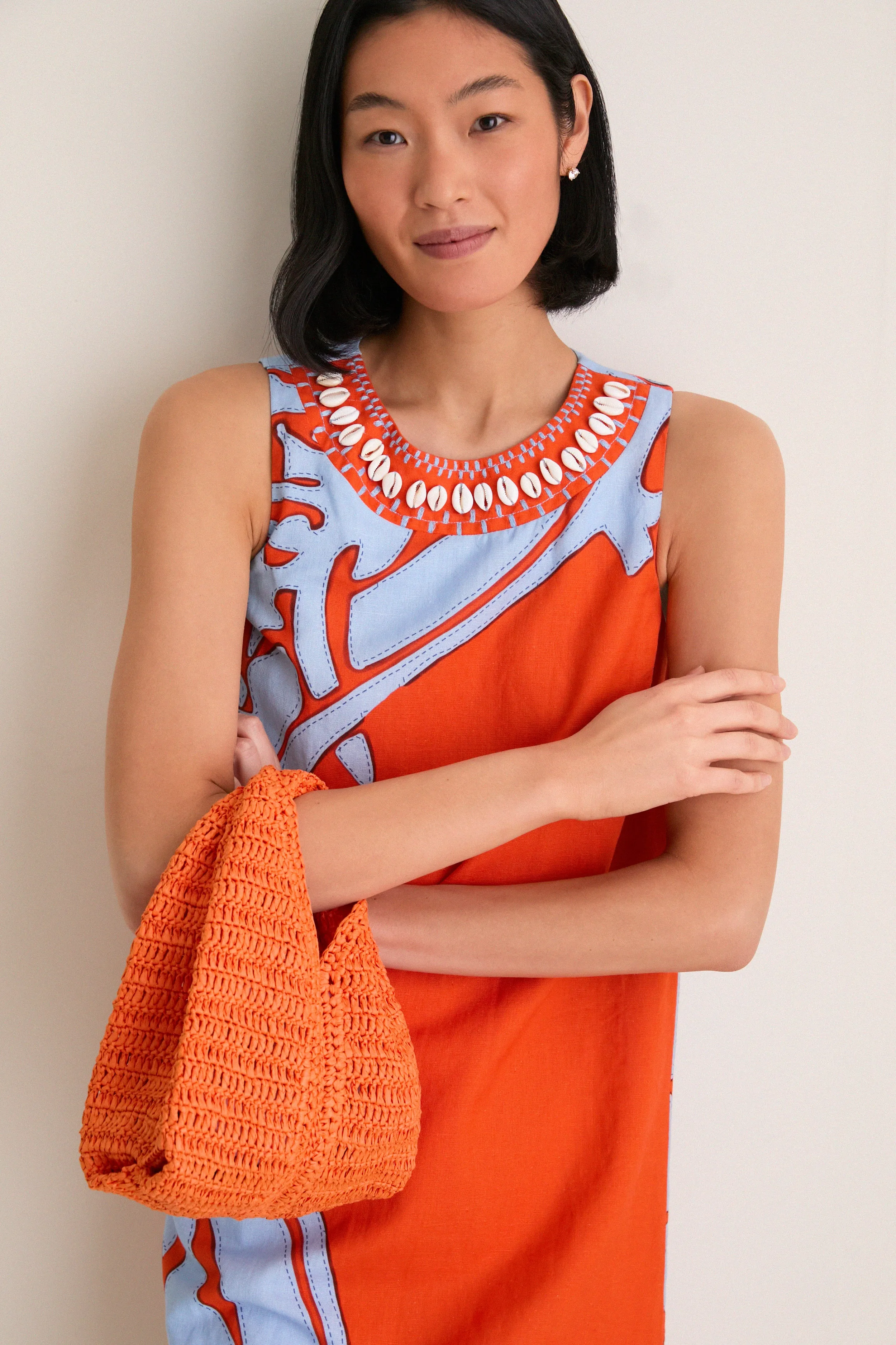 Persimmon Simone Raffia Bag sold by Tuckernuck product image thumbnail 2