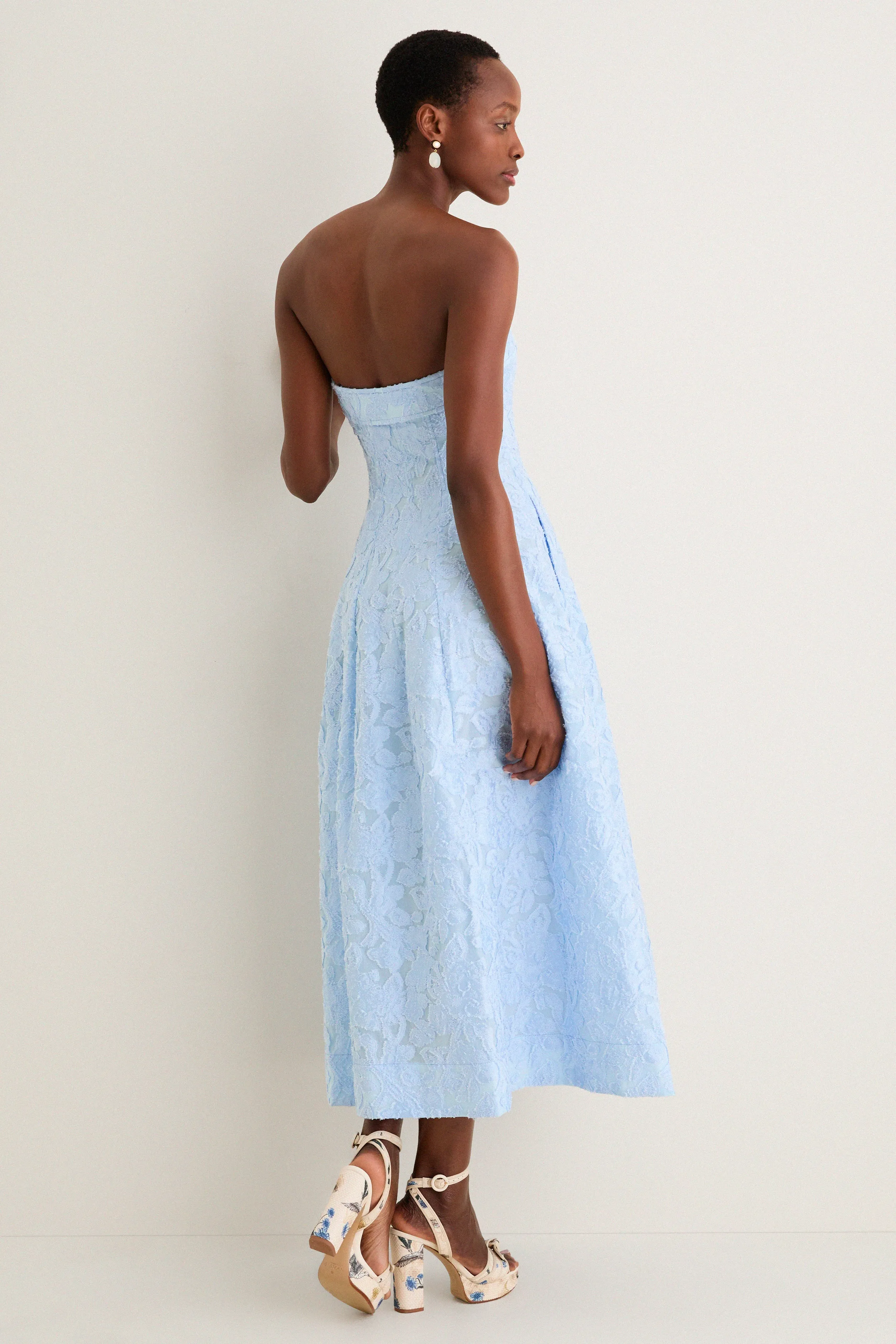 Tidepool Valeria Jacquard Midi Dress sold by Tuckernuck product image thumbnail 4