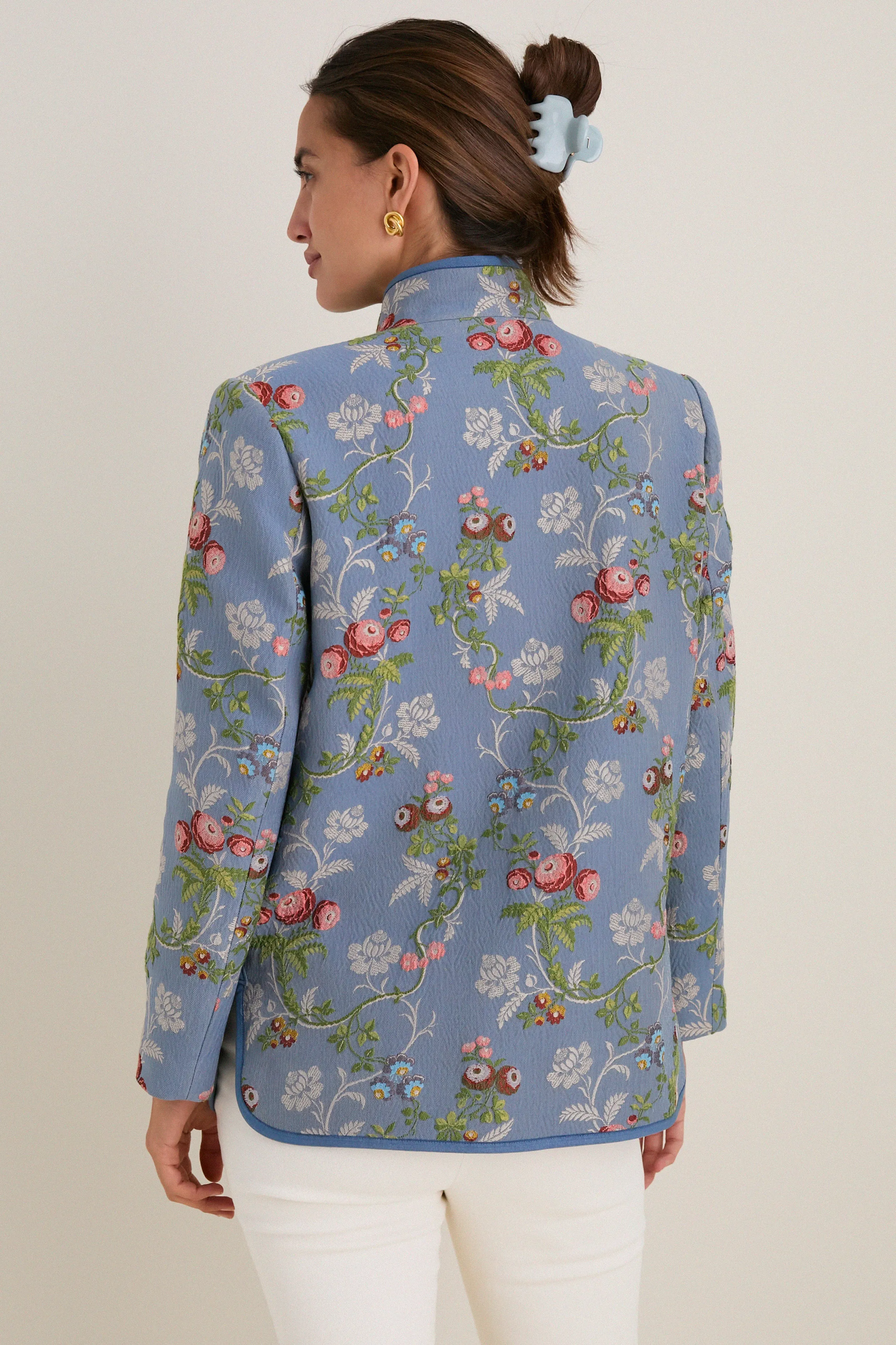 Trellis Bloom Jacquard Dalton Jacket sold by Tuckernuck product image thumbnail 4