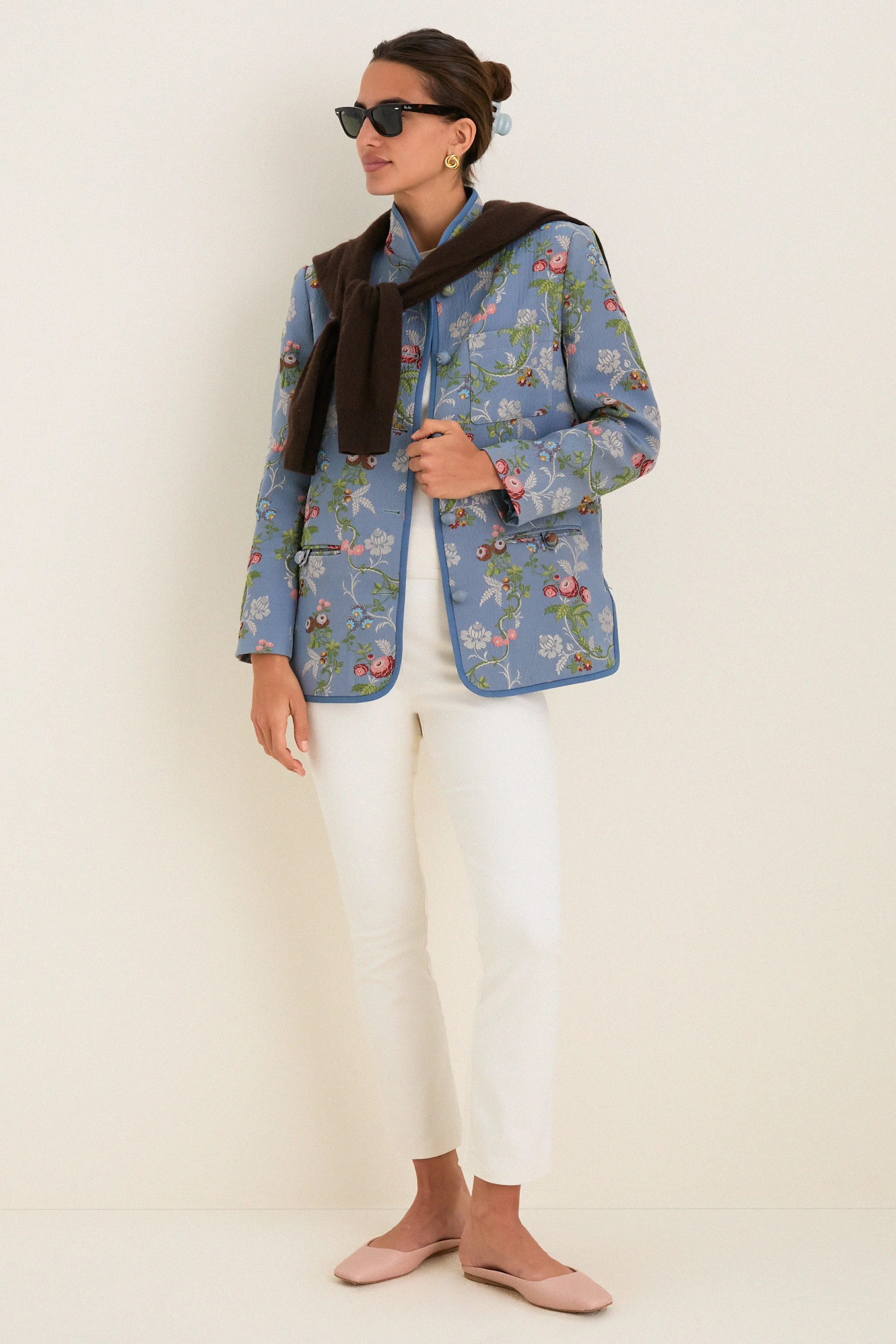 Trellis Bloom Jacquard Dalton Jacket sold by Tuckernuck product image thumbnail 2