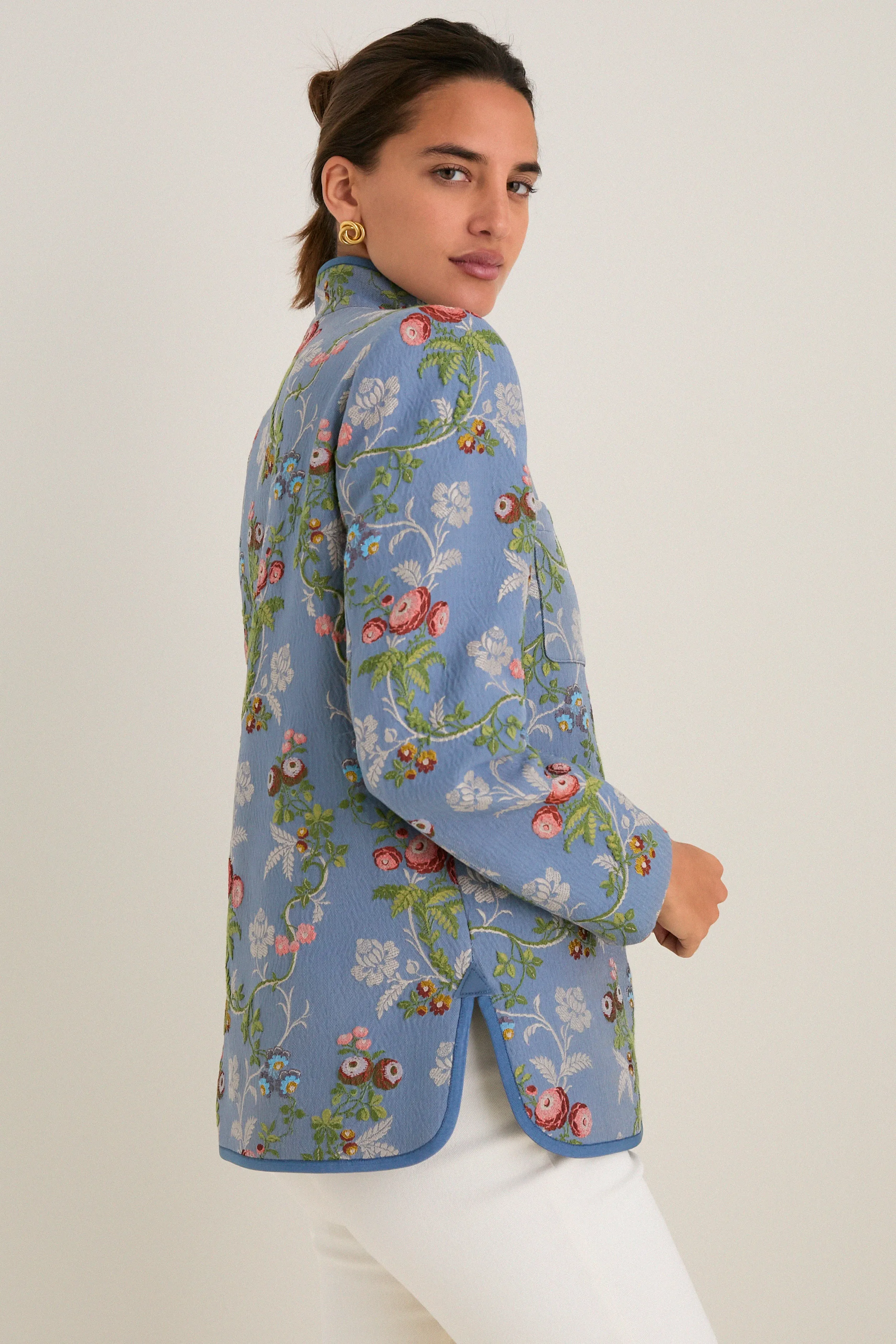 Trellis Bloom Jacquard Dalton Jacket sold by Tuckernuck product image thumbnail 3