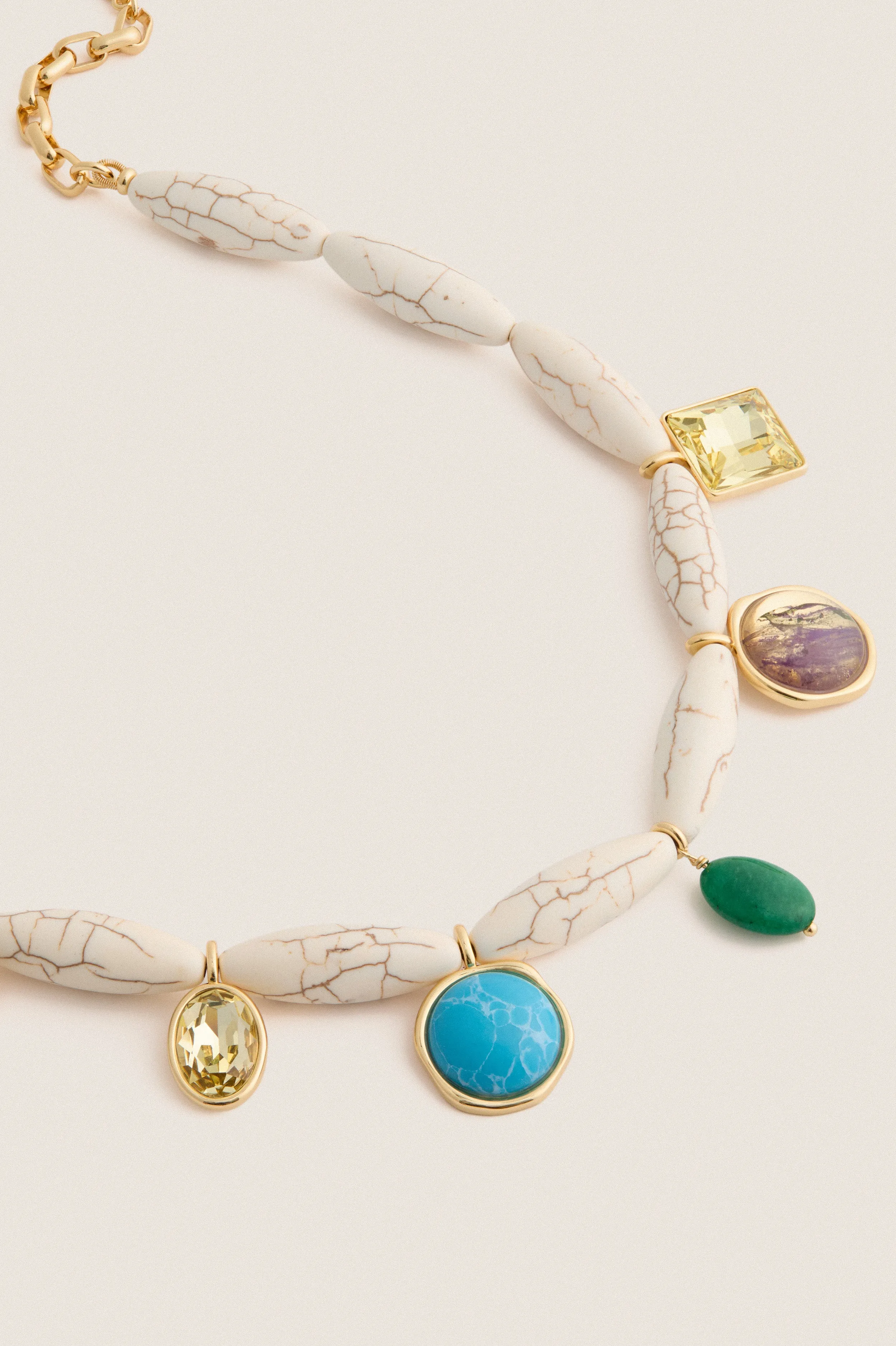 White Multi Adriana Necklace sold by Tuckernuck product image thumbnail 4