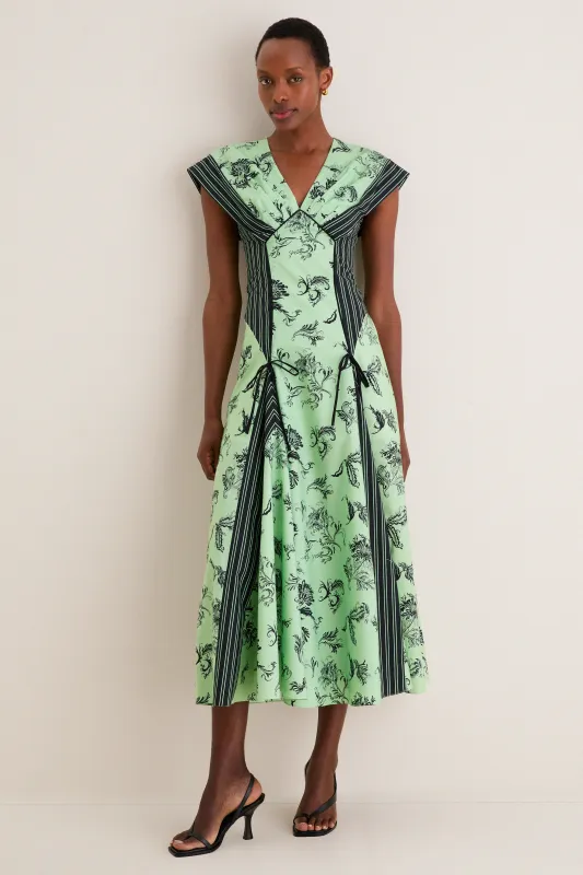 Sage Push Me to the Edge Midi Dress sold by Tuckernuck