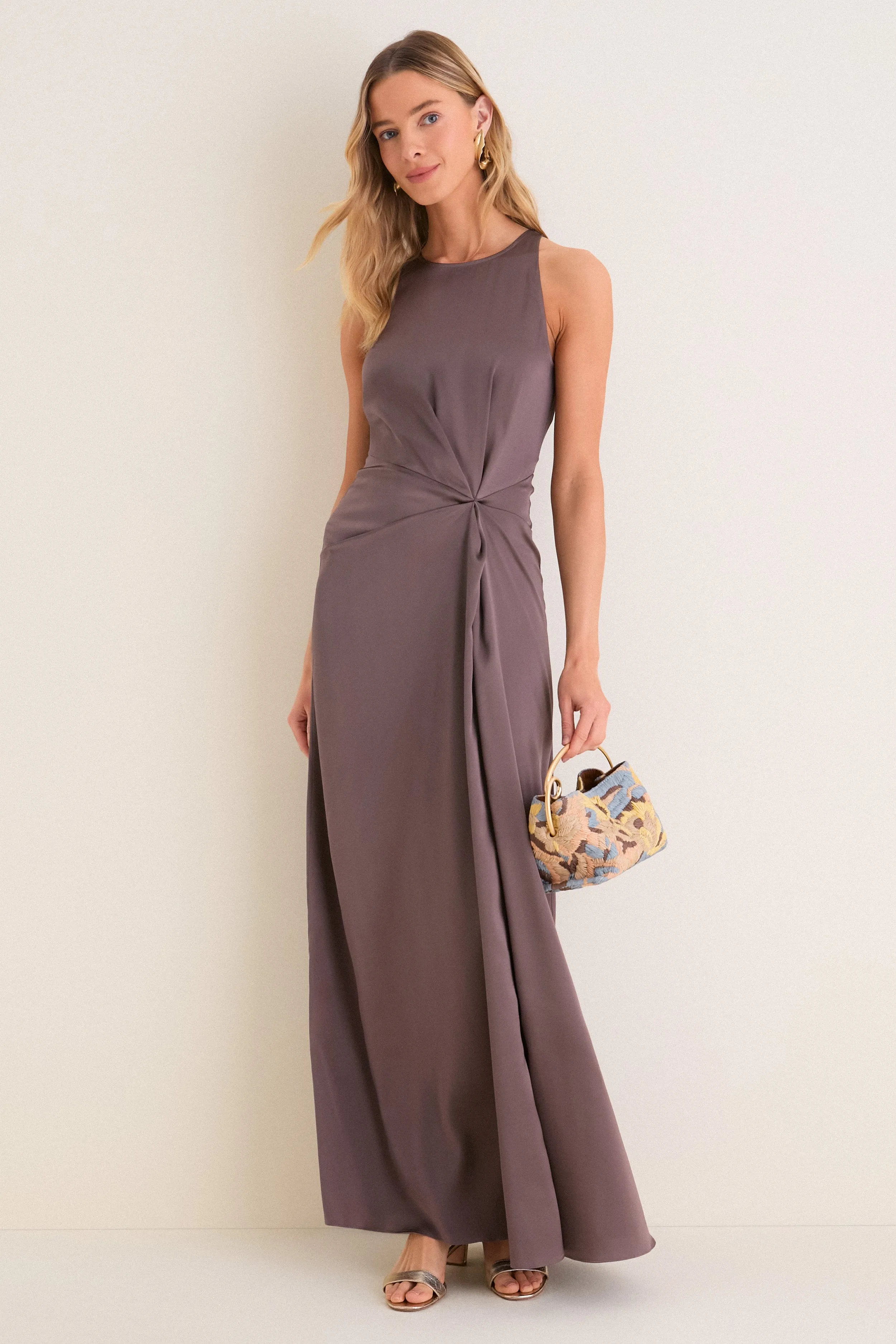 Mink Jaelyn Silk Dress sold by Tuckernuck product image thumbnail 5