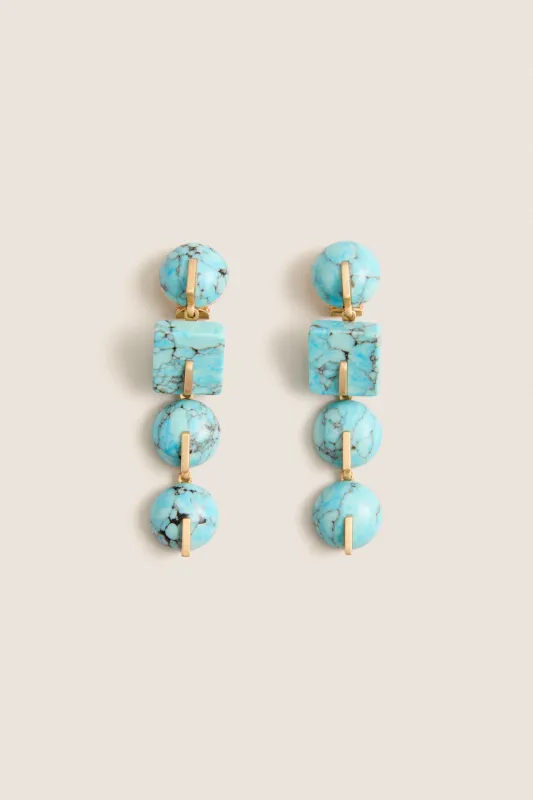 Ibiza Turquoise Laguna Earrings sold by Tuckernuck