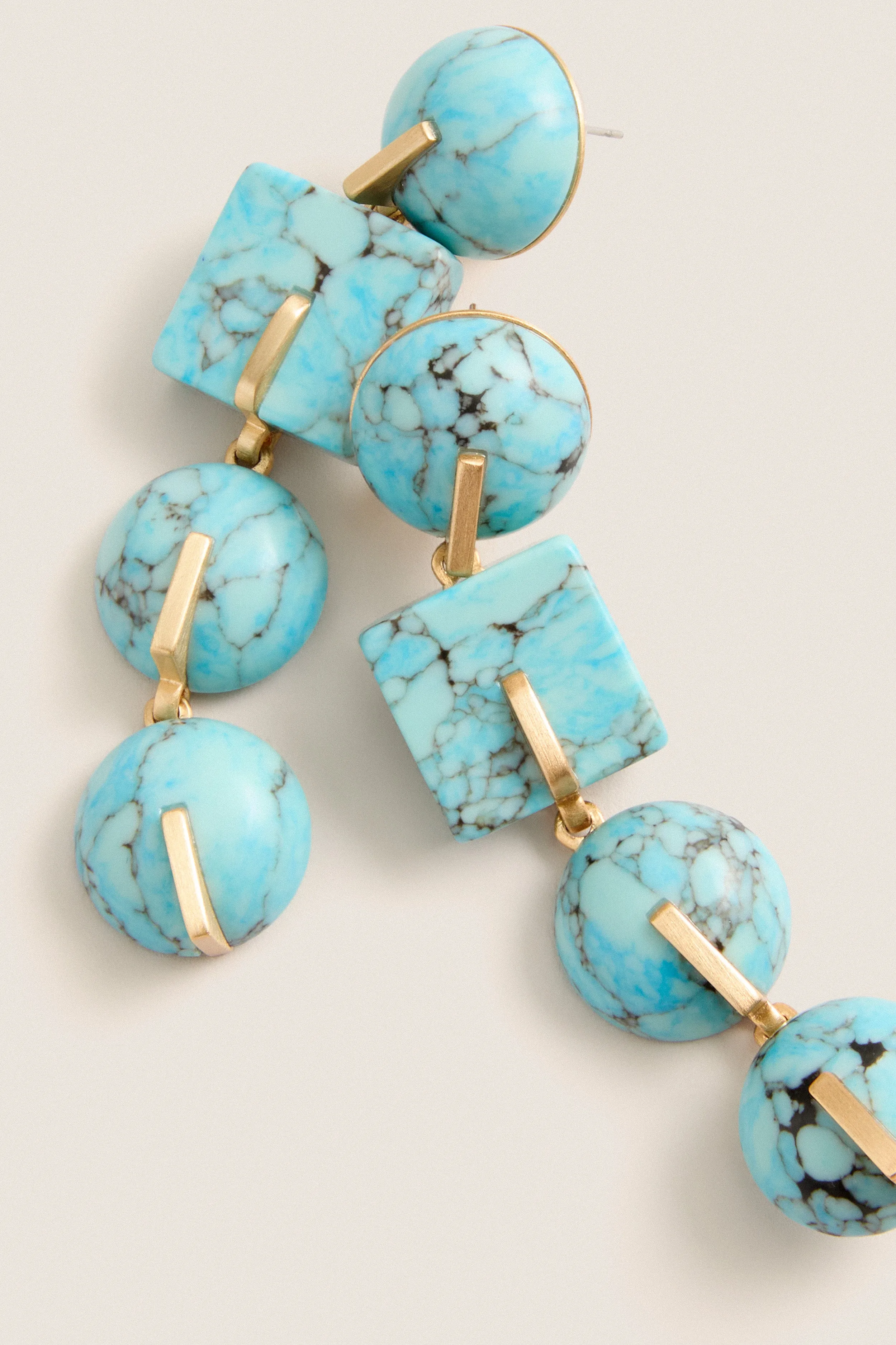 Ibiza Turquoise Laguna Earrings sold by Tuckernuck product image thumbnail 4