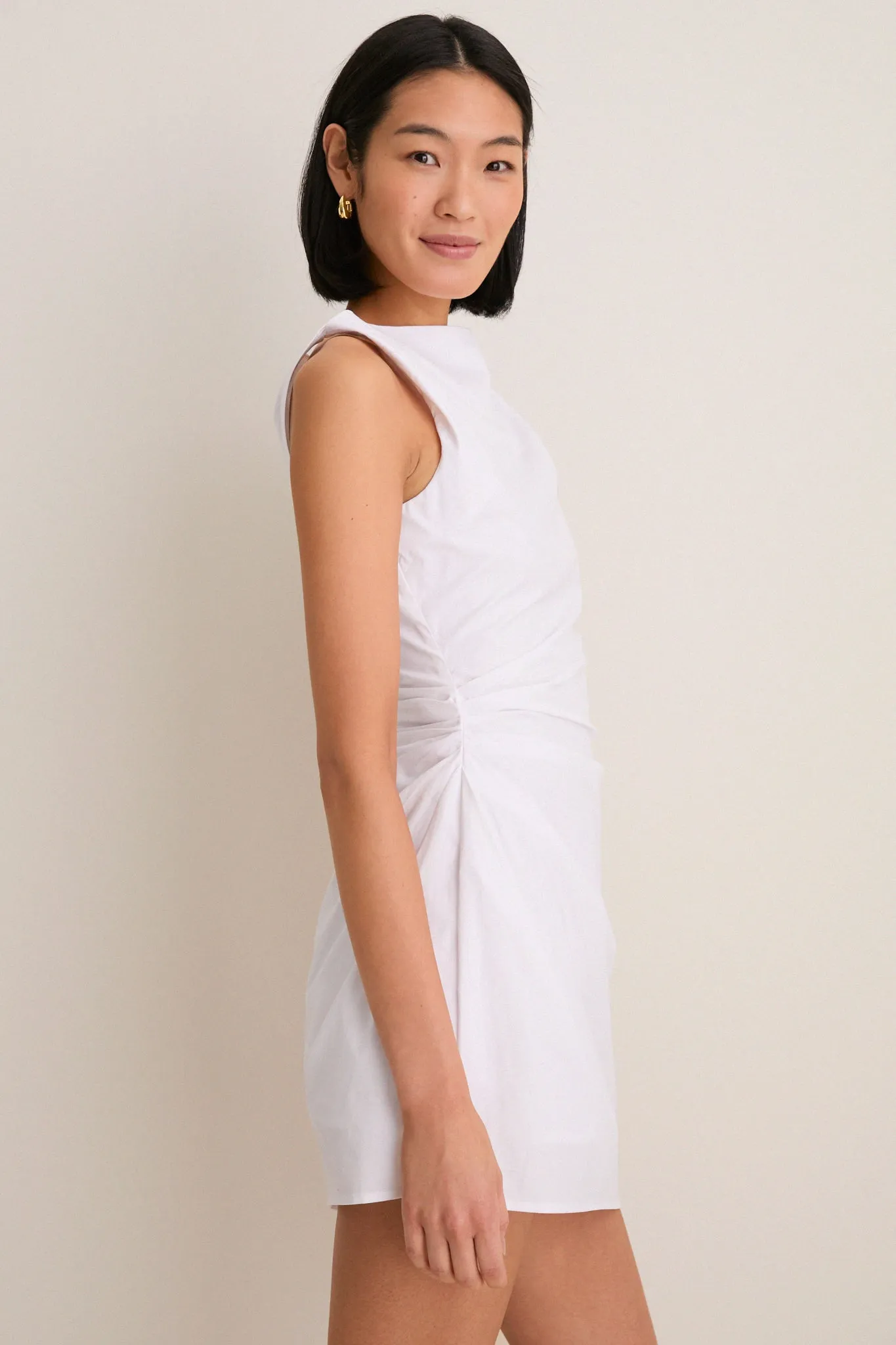 White Callie Mini Dress sold by Tuckernuck product image thumbnail 3