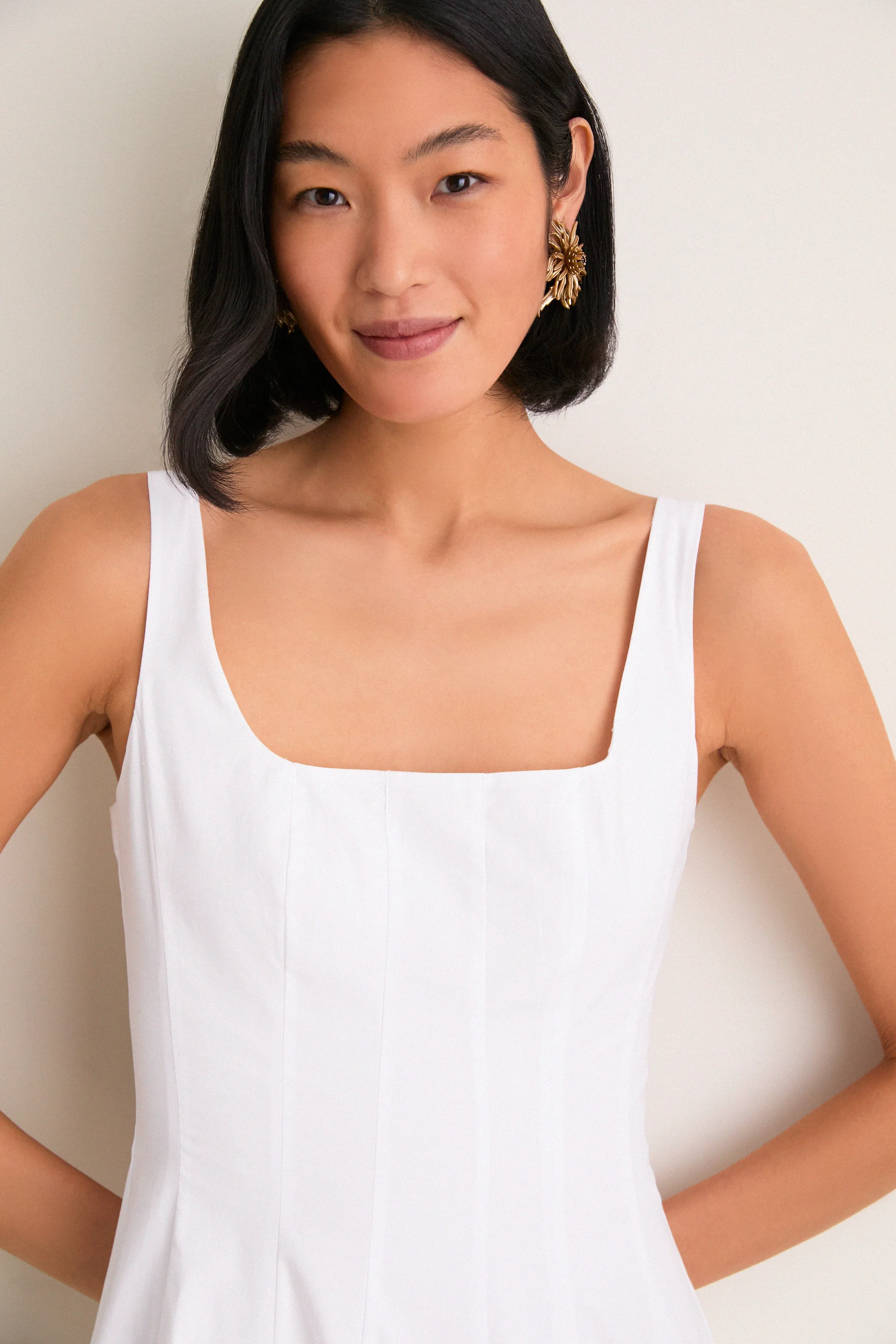 White Embroidery Wells Dress sold by Tuckernuck product image thumbnail 5