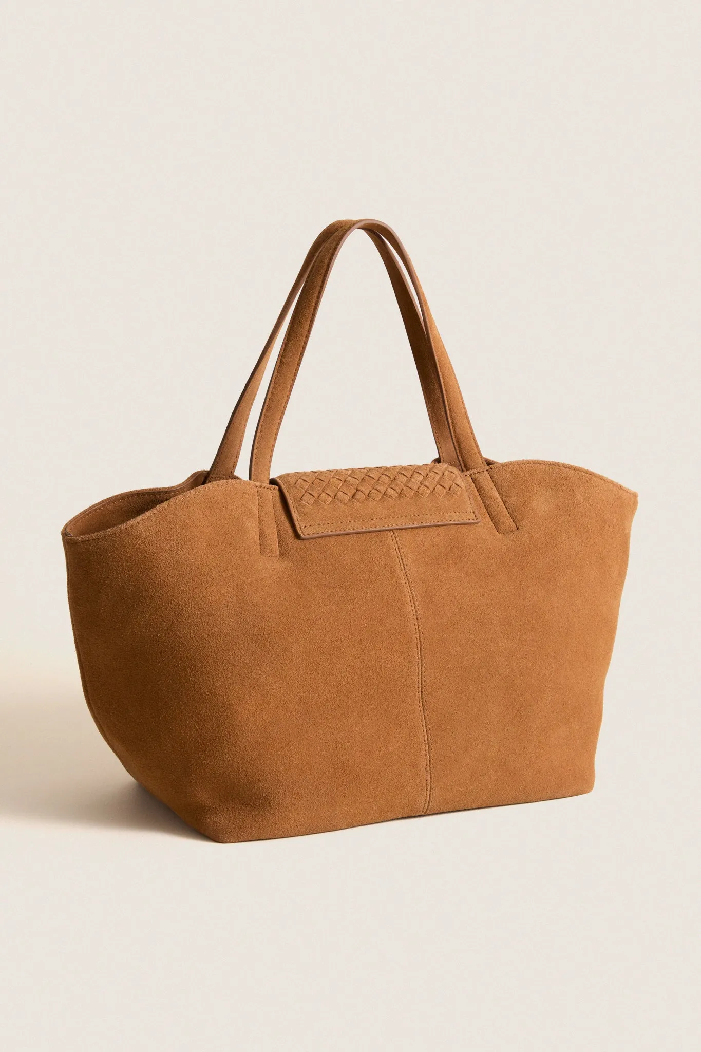 Camel Suede Blaine Tote sold by Tuckernuck product image thumbnail 5