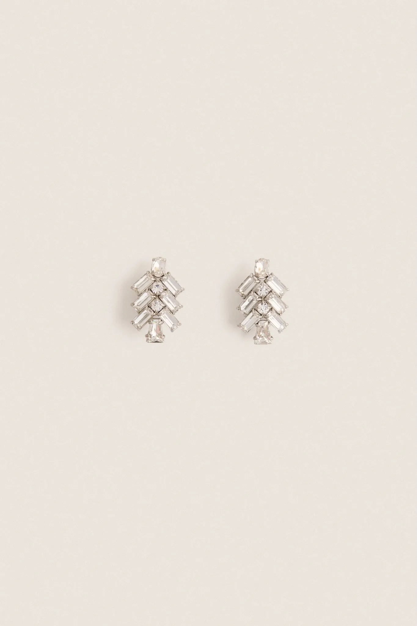 Silver Crystal Starburst Lueur Earrings sold by Tuckernuck