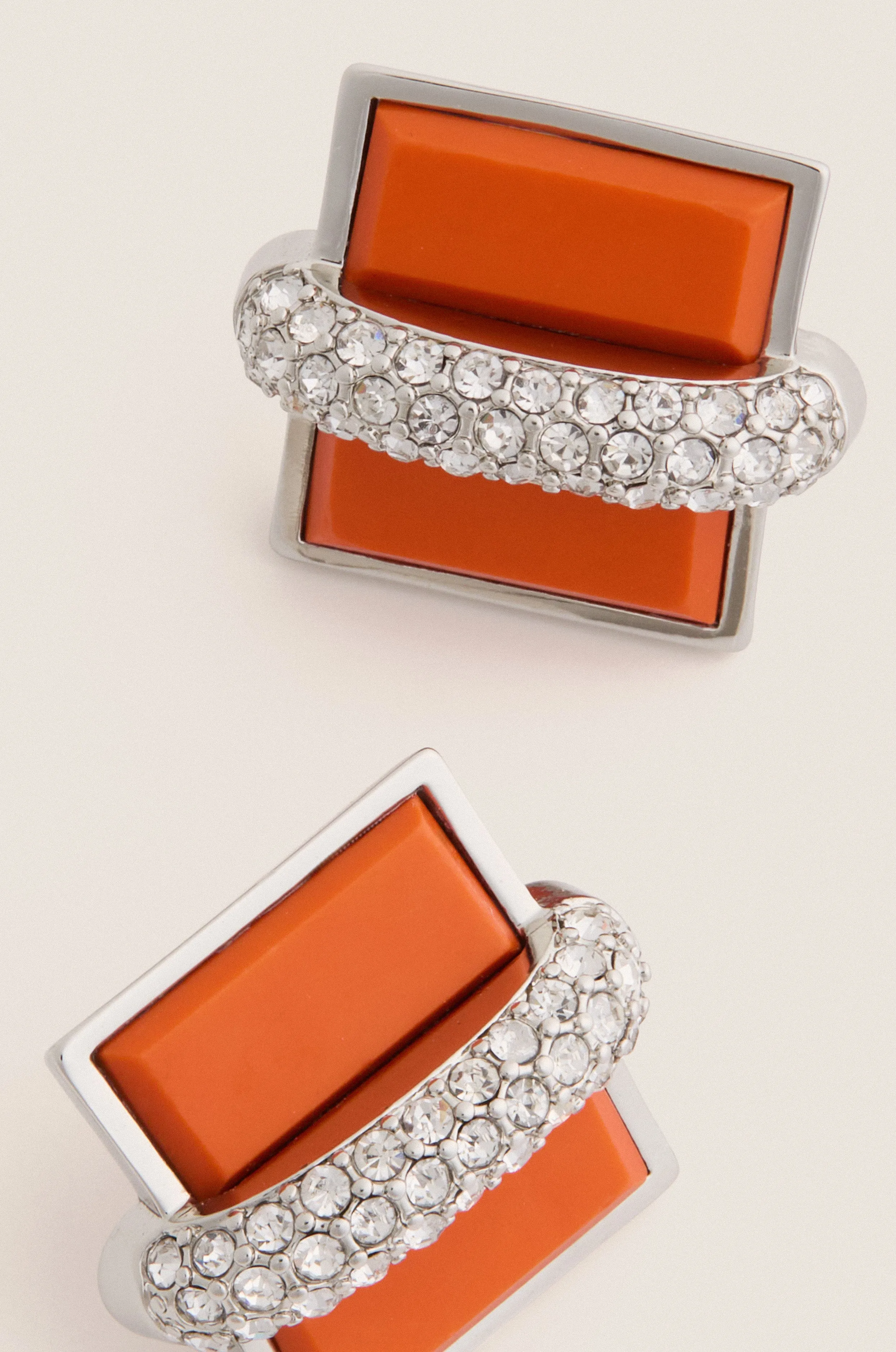 Red and Crystal Aurore Earrings sold by Tuckernuck product image thumbnail 4