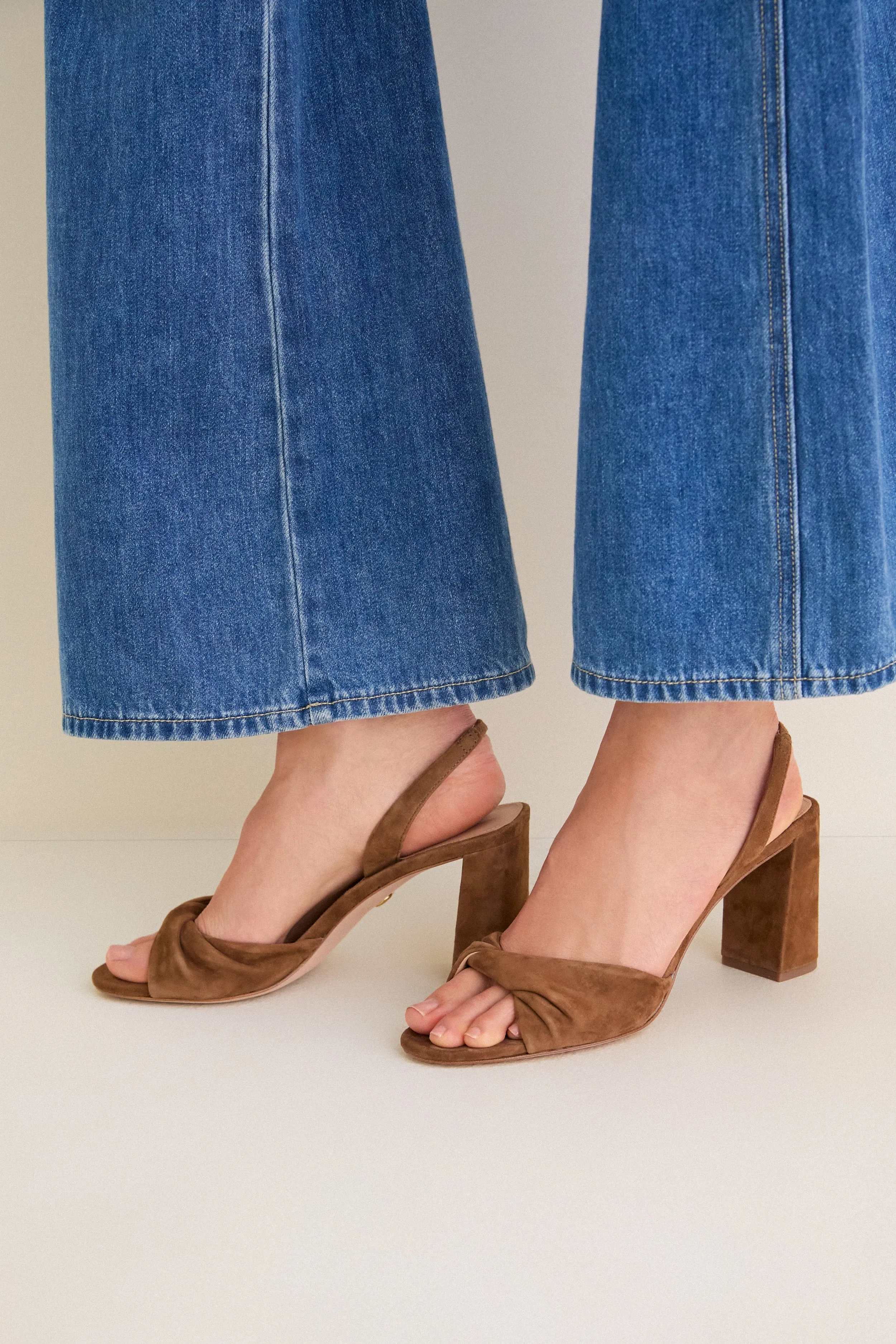 Chestnut Suede Tullia Block Heels sold by Tuckernuck product image thumbnail 2