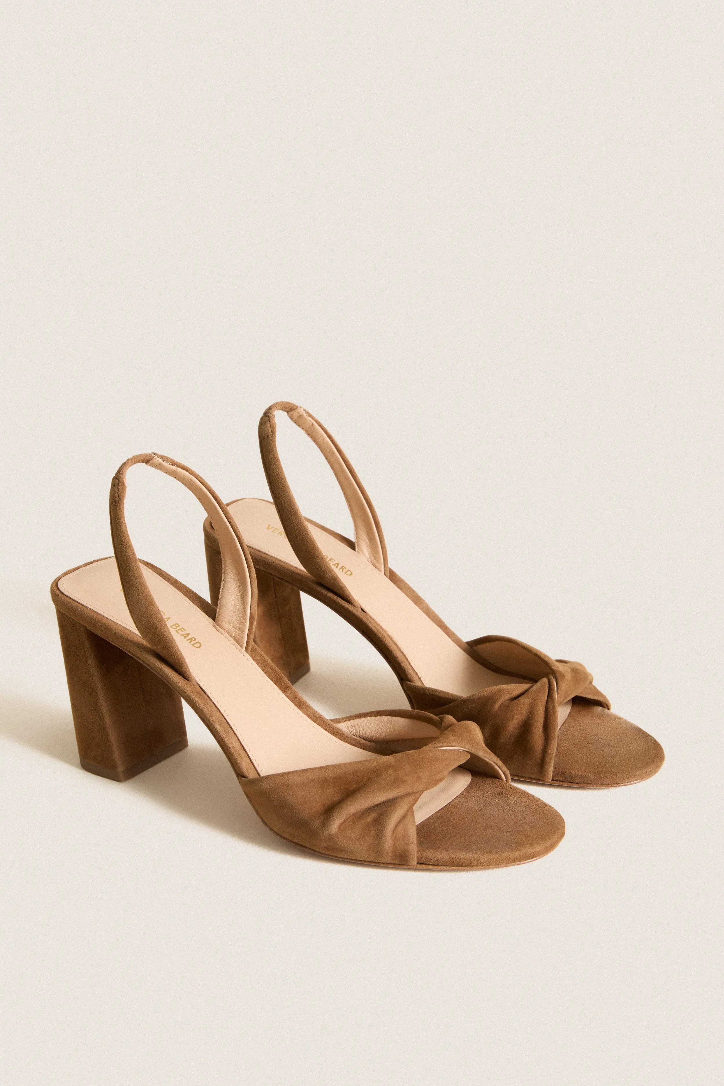 Chestnut Suede Tullia Block Heels sold by Tuckernuck product image thumbnail 4