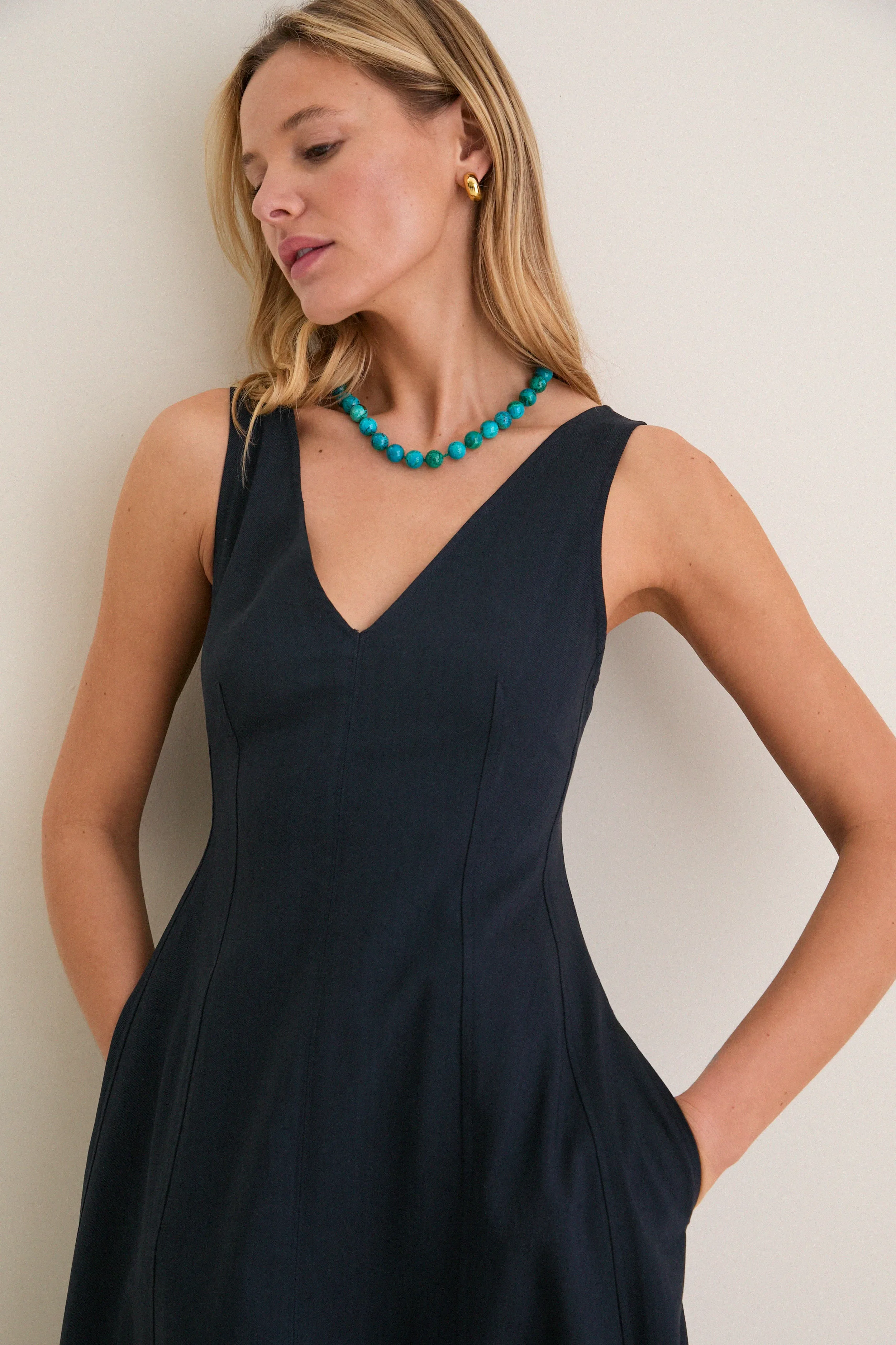 Night Blue Clara Dress sold by Tuckernuck product image thumbnail 5