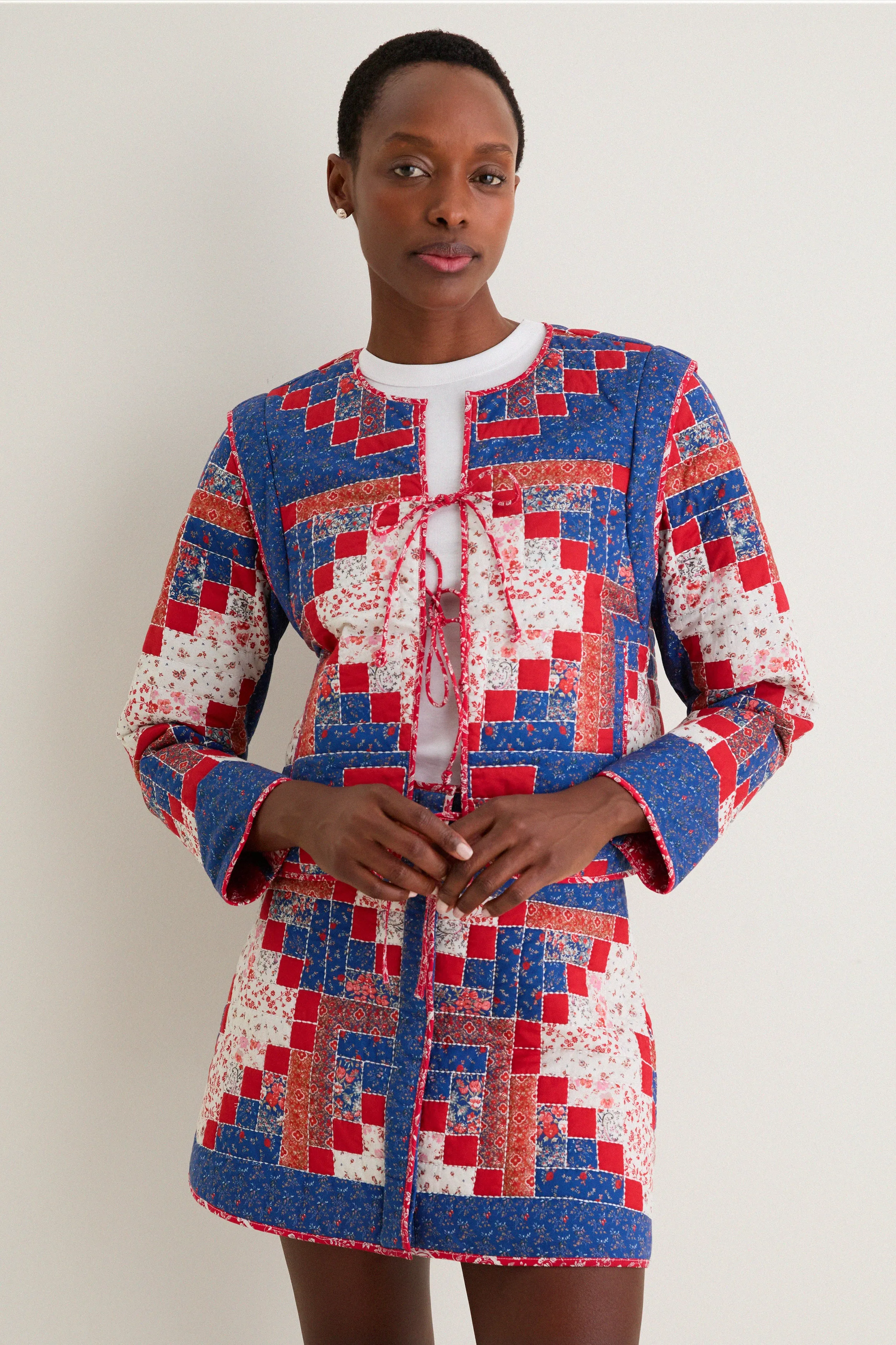 Blue Multi Quilted Shorditch Jacket sold by Tuckernuck