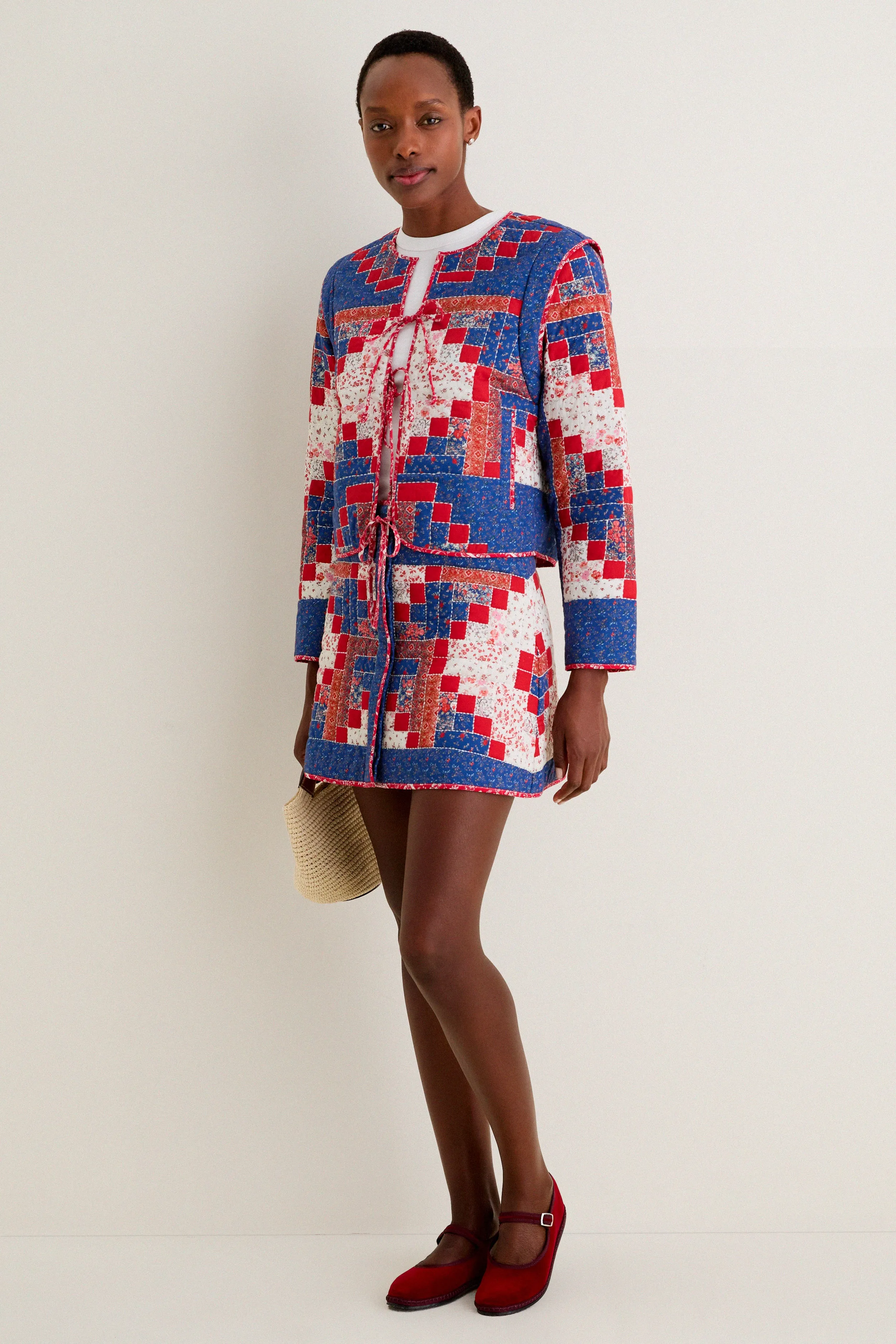 Blue Multi Quilted Shorditch Jacket sold by Tuckernuck product image thumbnail 2