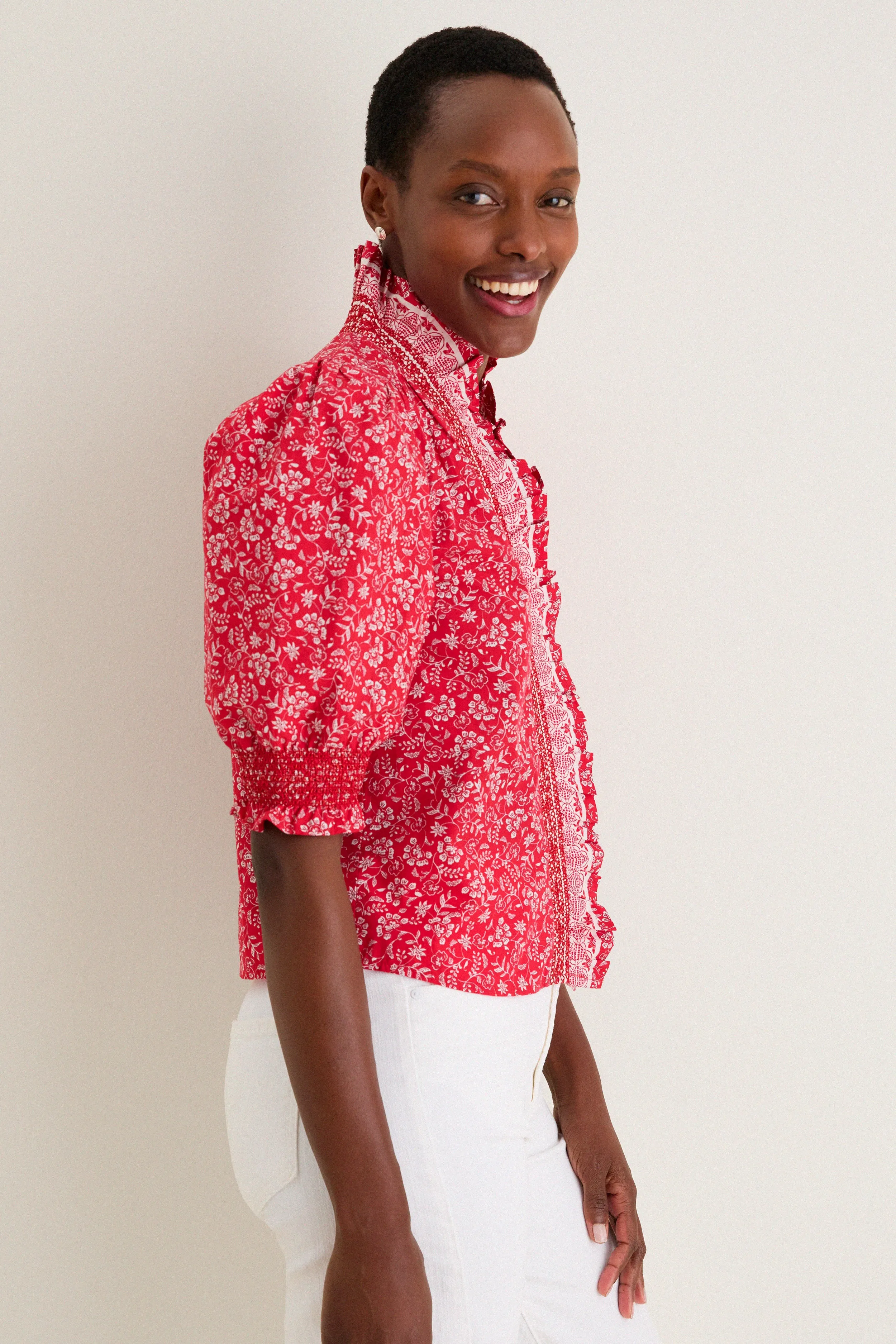 Rosemary Dreamscape Print Zuri Top sold by Tuckernuck product image thumbnail 3