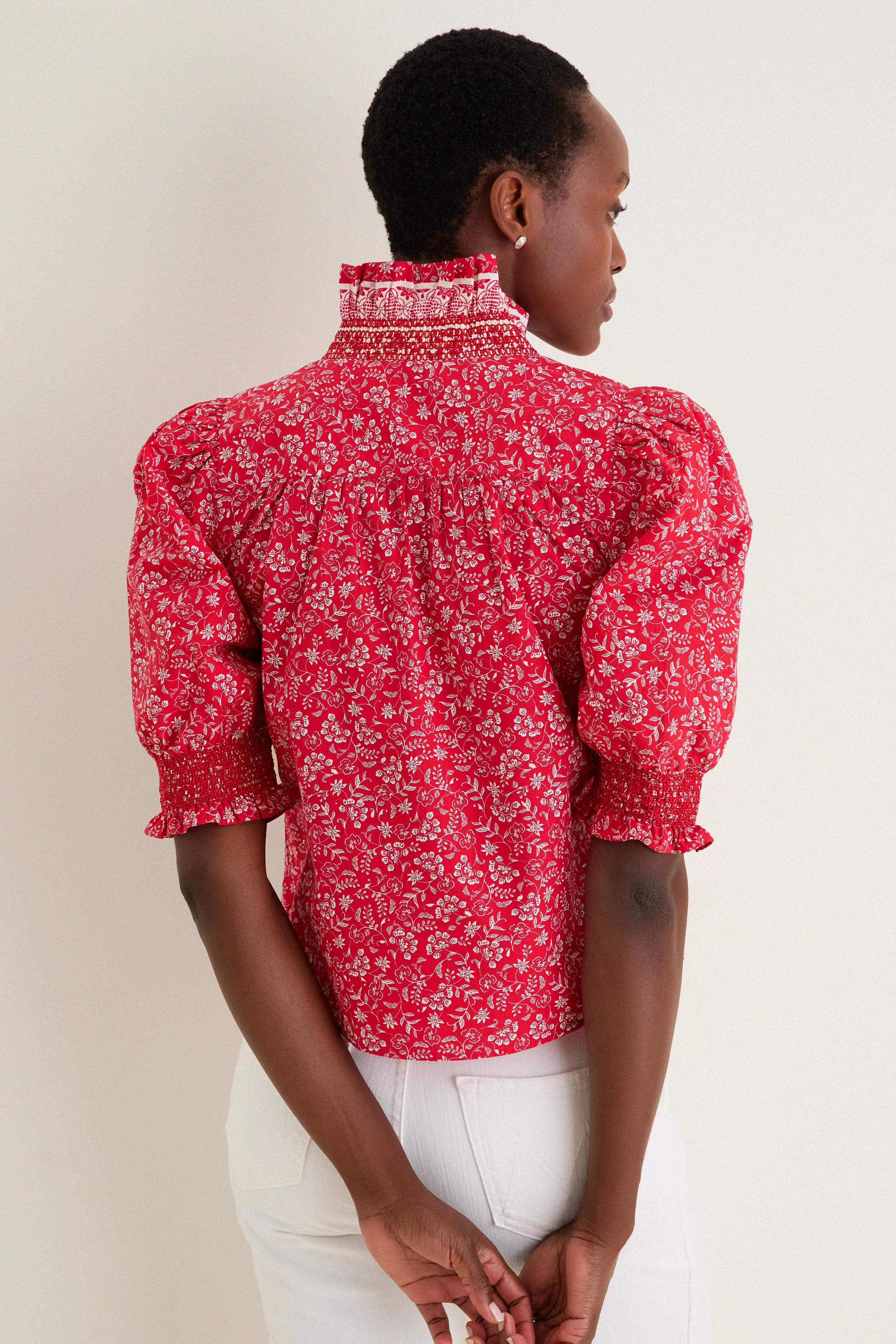 Rosemary Dreamscape Print Zuri Top sold by Tuckernuck product image thumbnail 4