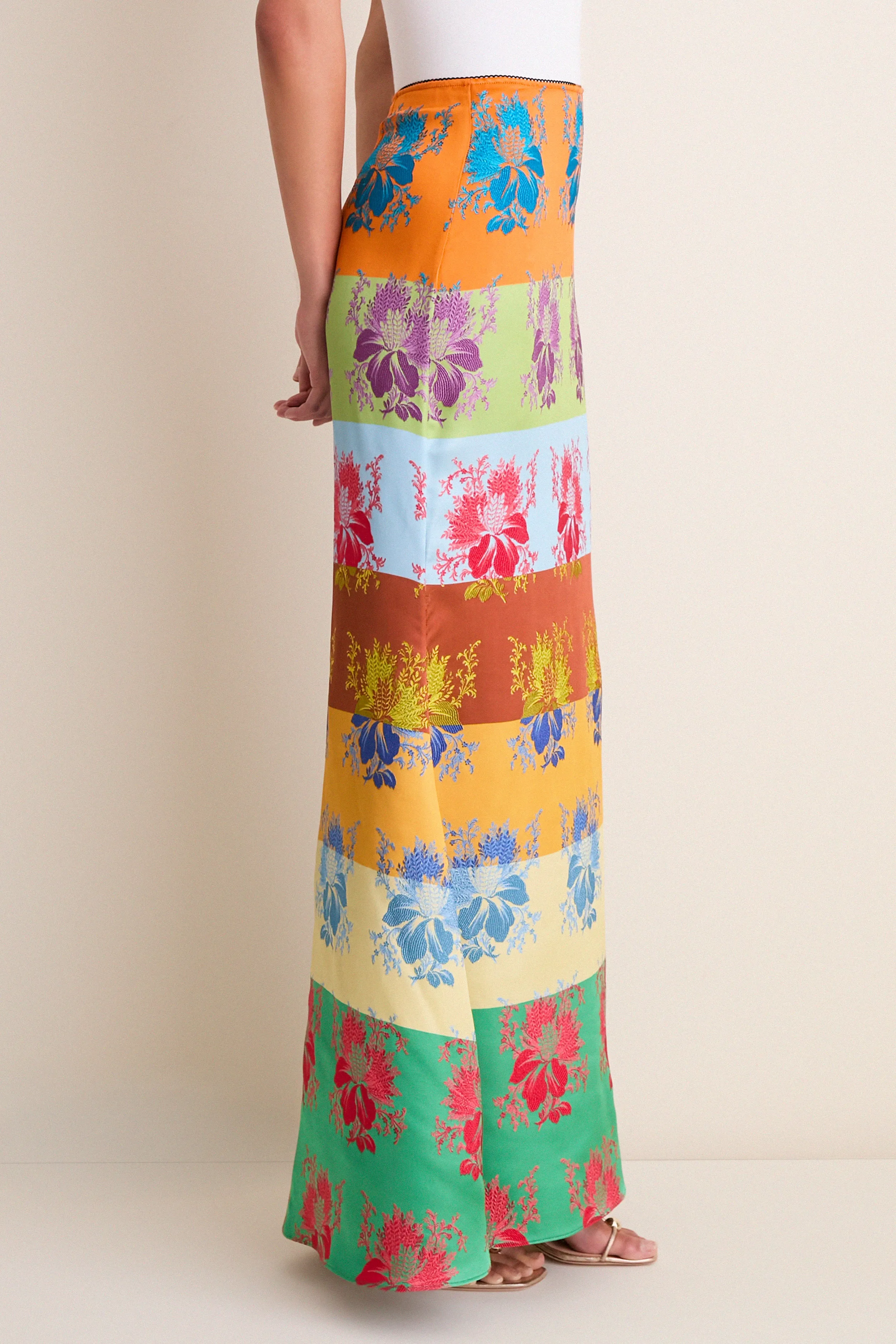 Rainbow Slippery When Wet Maxi Skirt sold by Tuckernuck product image thumbnail 3