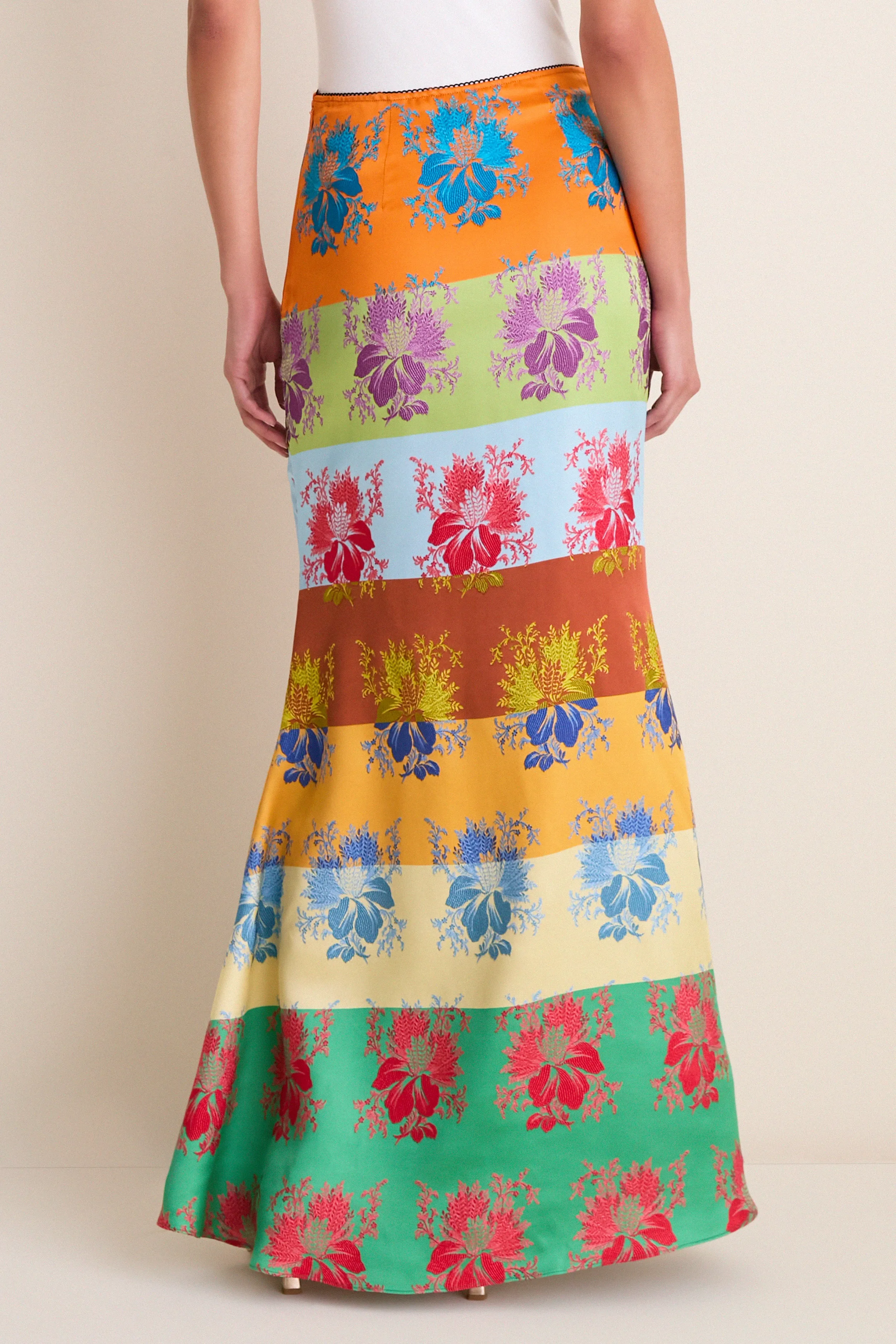 Rainbow Slippery When Wet Maxi Skirt sold by Tuckernuck product image thumbnail 4