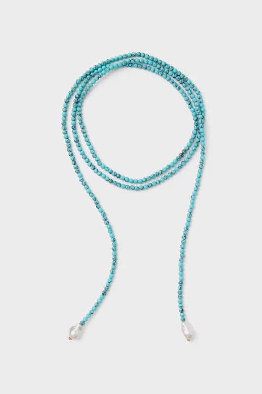 Turquoise Beaded Bolo sold by Tuckernuck