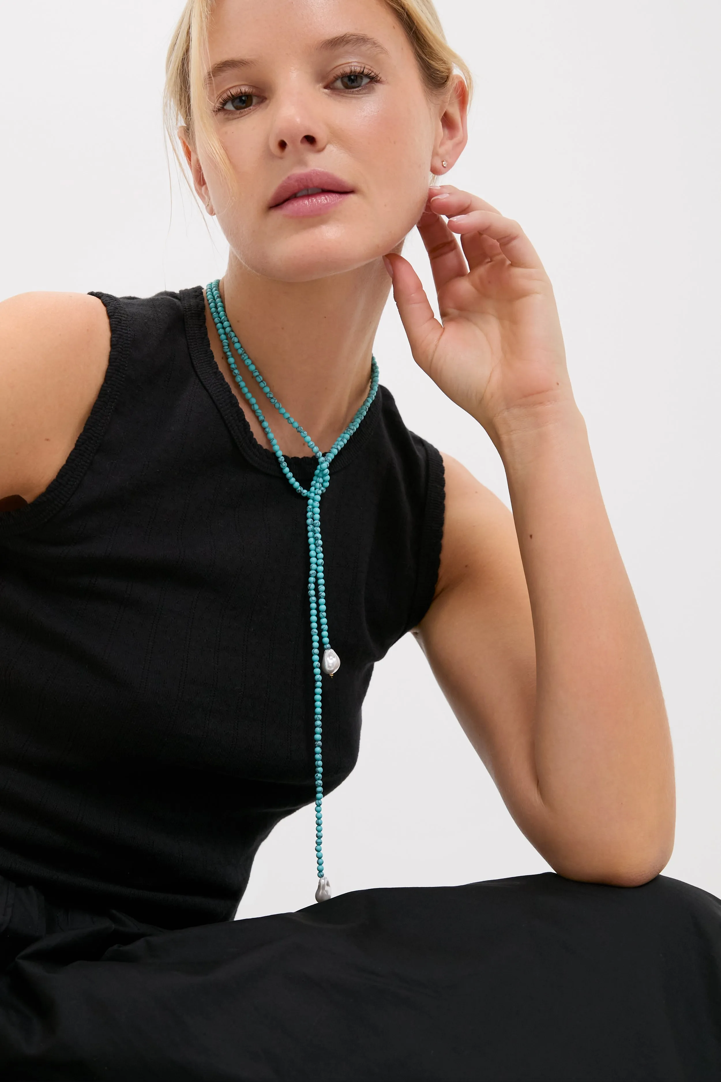 Turquoise Beaded Bolo sold by Tuckernuck product image thumbnail 2