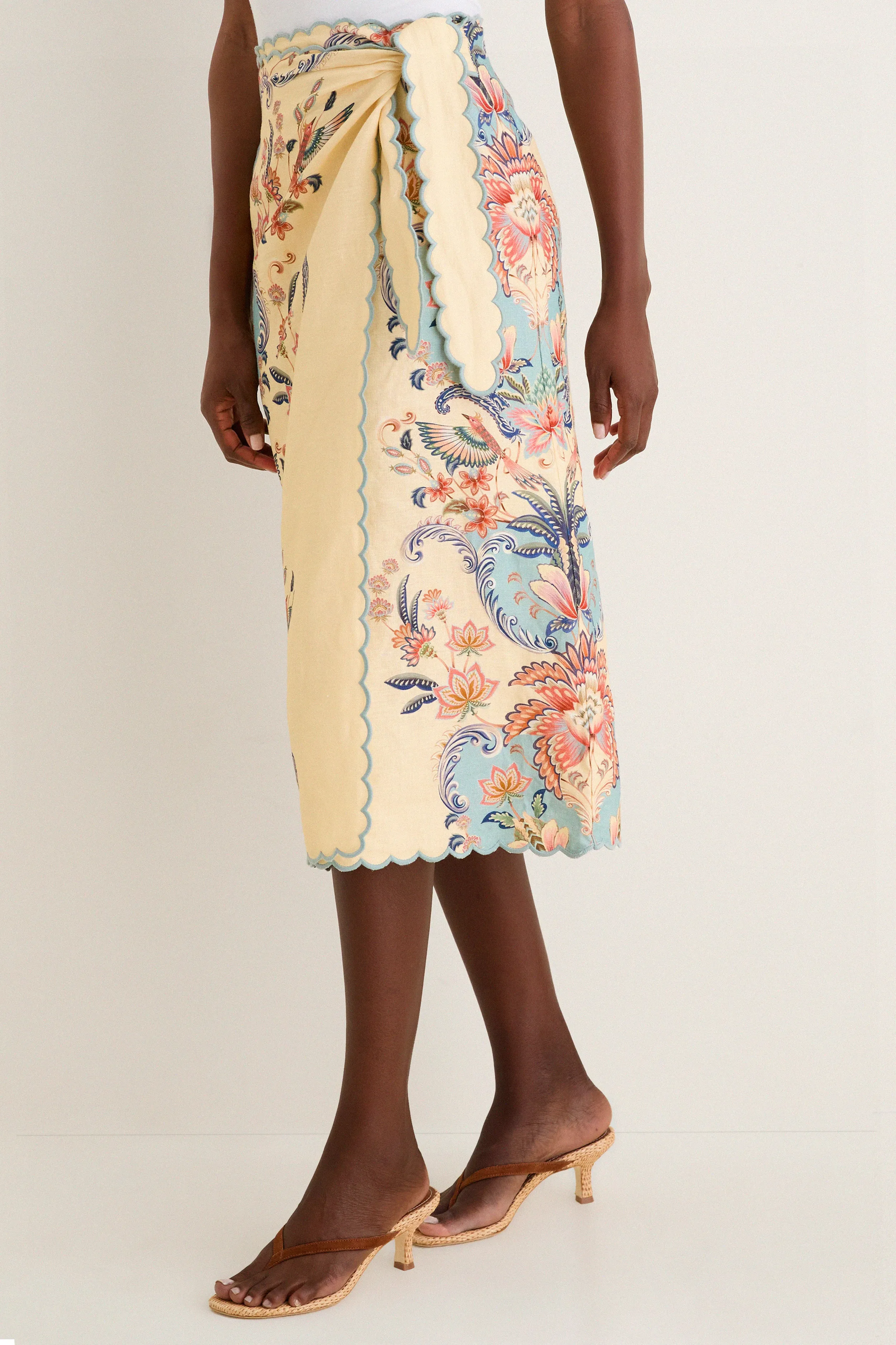 Boho Beauty Butter Midi Skirt sold by Tuckernuck product image thumbnail 3