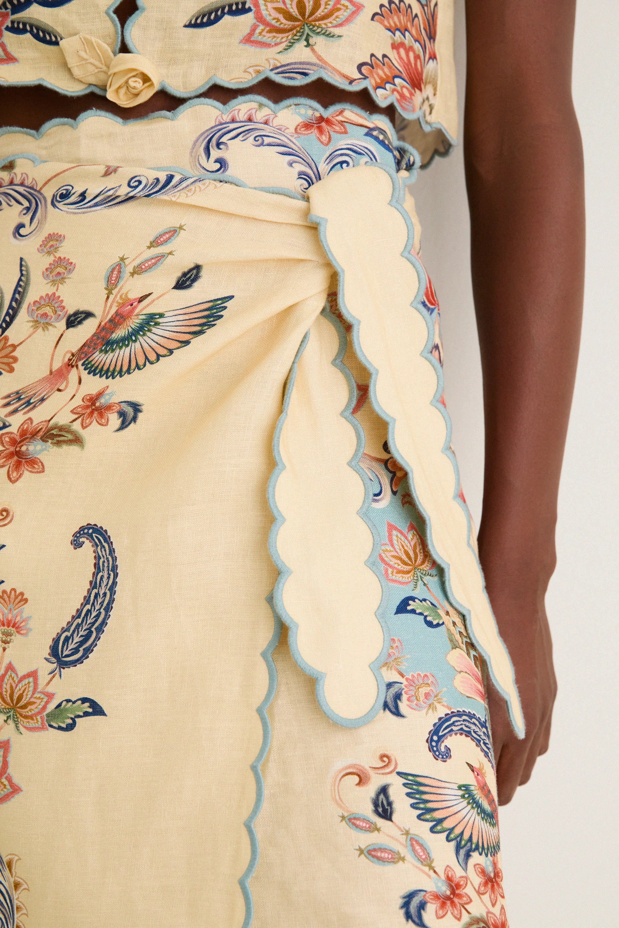 Boho Beauty Butter Midi Skirt sold by Tuckernuck product image thumbnail 5