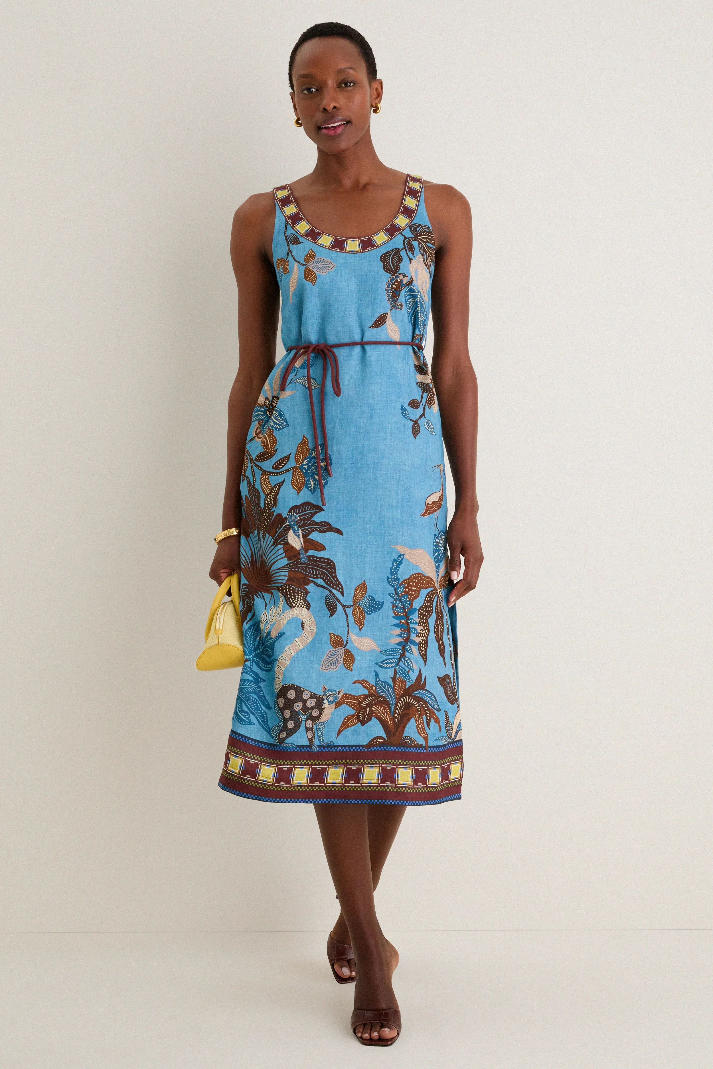 Multi Georgie Sleeveless Midi Dress sold by Tuckernuck product image thumbnail 2