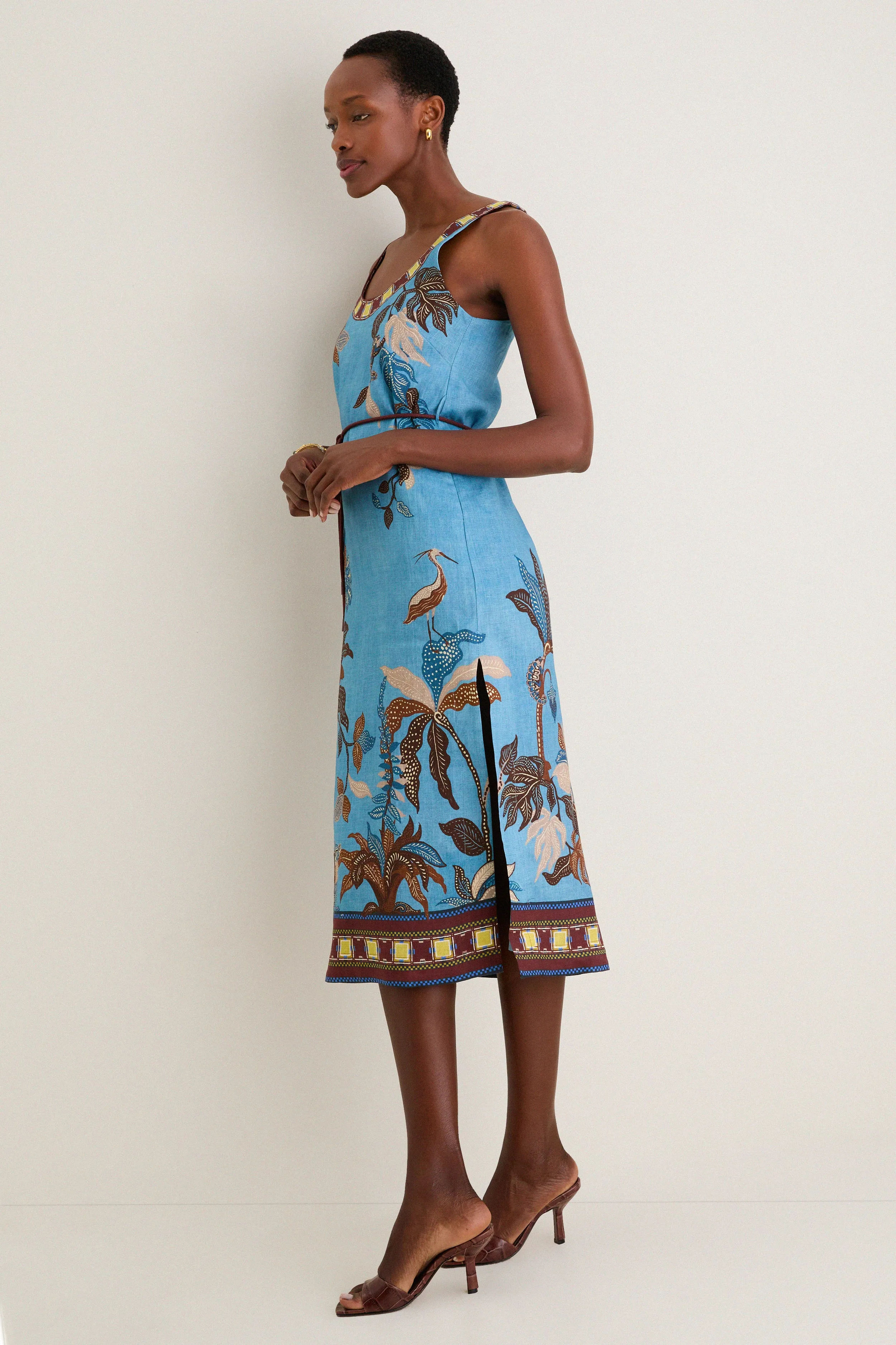 Multi Georgie Sleeveless Midi Dress sold by Tuckernuck product image thumbnail 3