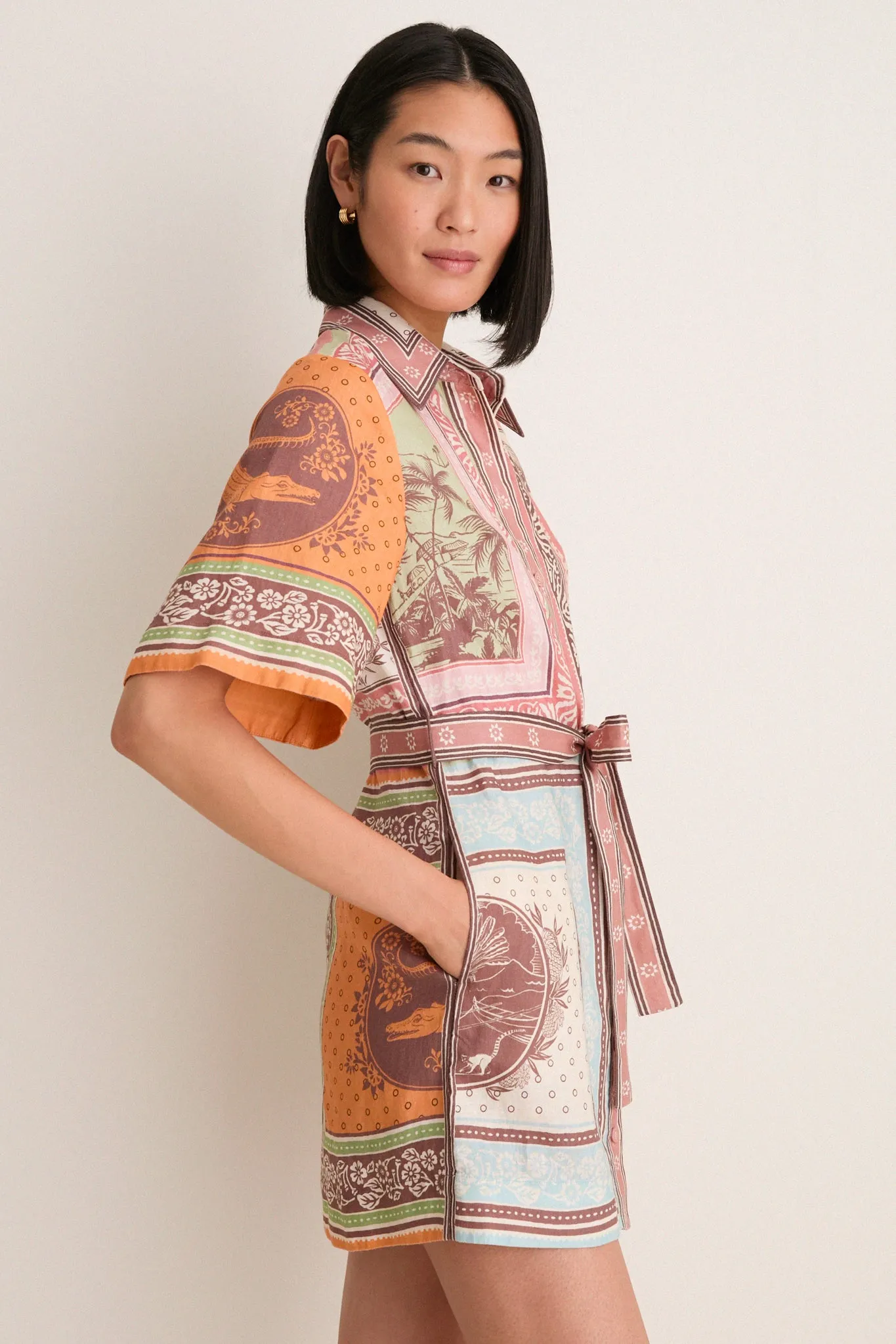 Multi Alberta Mini Dress sold by Tuckernuck product image thumbnail 2