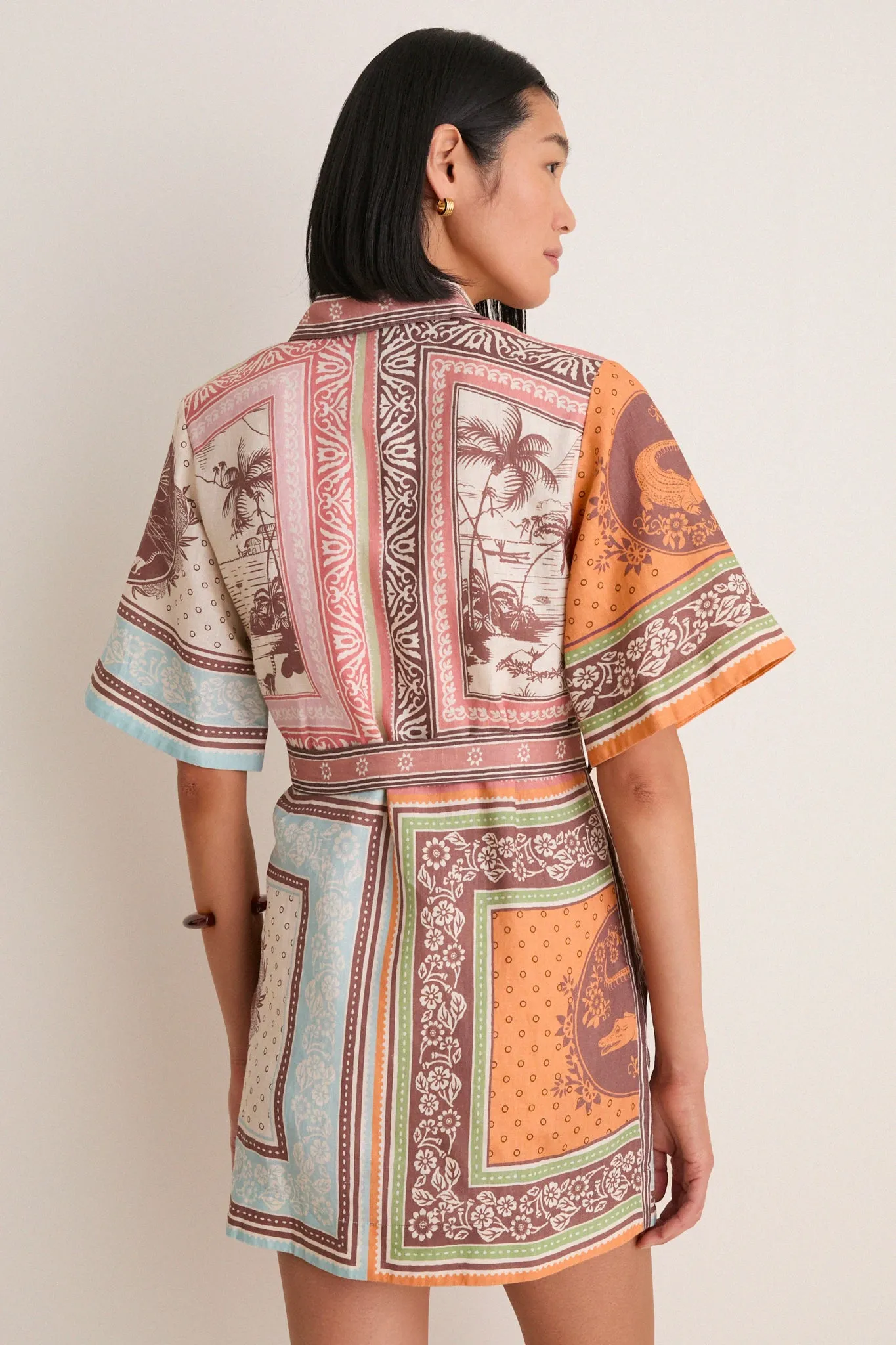 Multi Alberta Mini Dress sold by Tuckernuck product image thumbnail 3