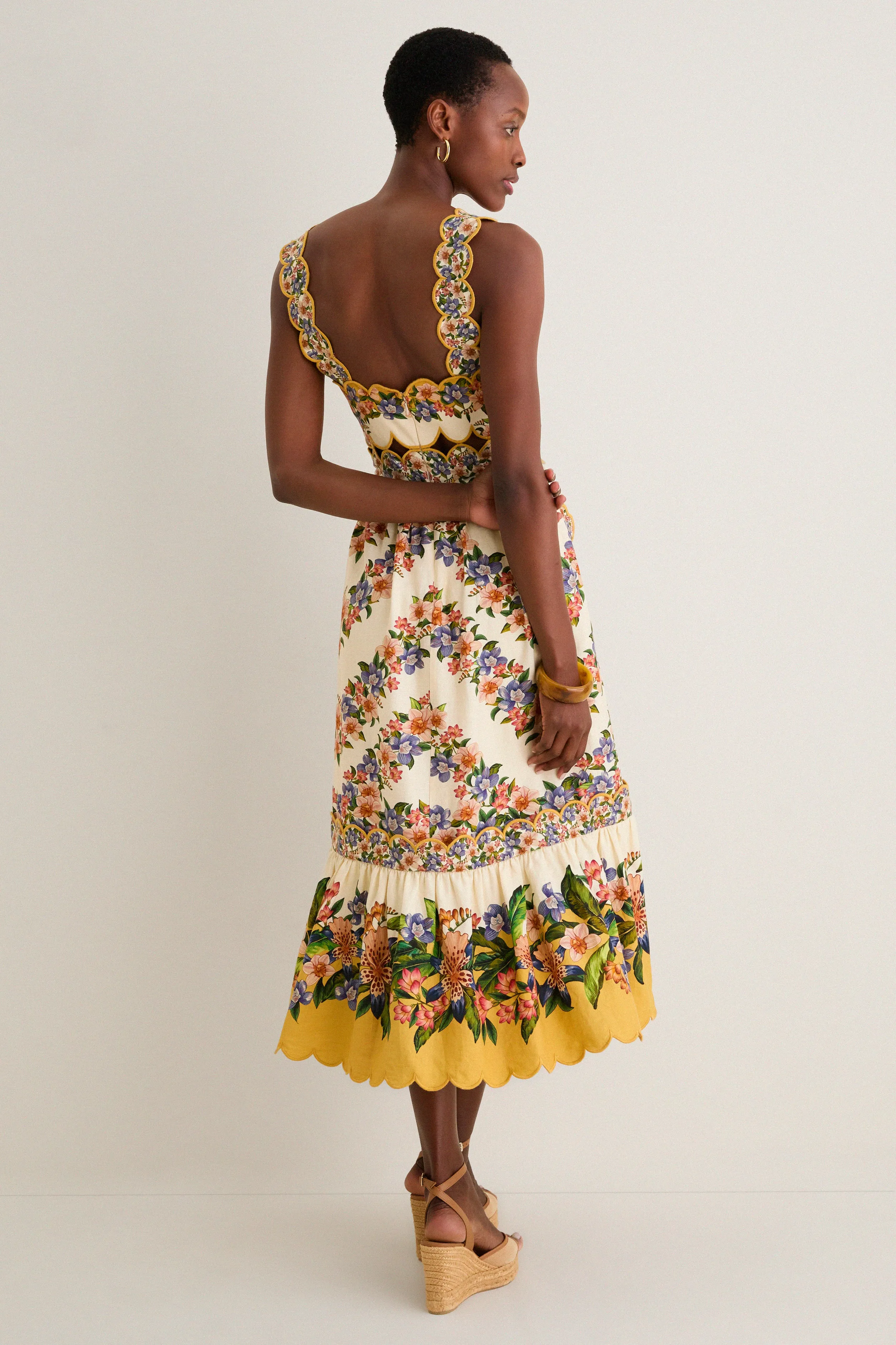 Hilo Stripes Sand Midi Dress sold by Tuckernuck product image thumbnail 5
