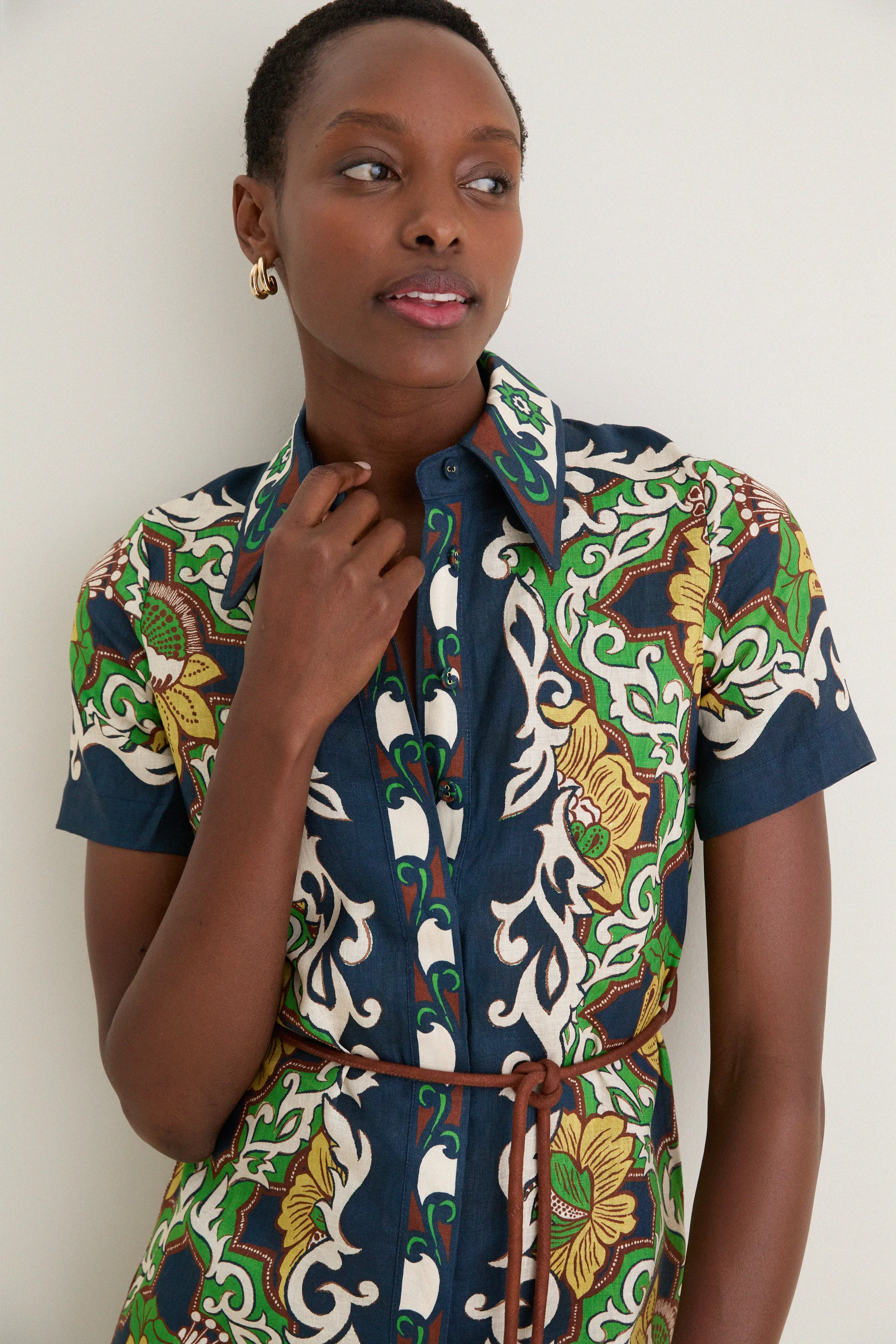 Multi Liana Shirtdress sold by Tuckernuck product image thumbnail 4