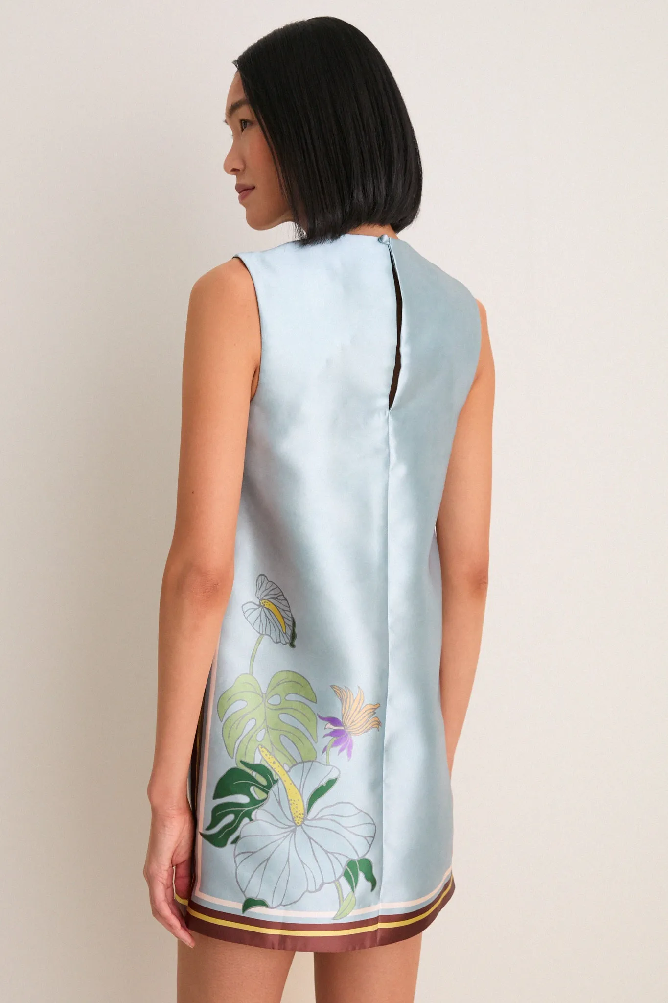 Ice Blue Alfie Mini Dress sold by Tuckernuck product image thumbnail 4