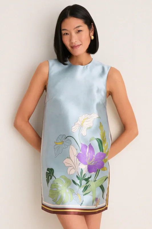 Ice Blue Alfie Mini Dress sold by Tuckernuck