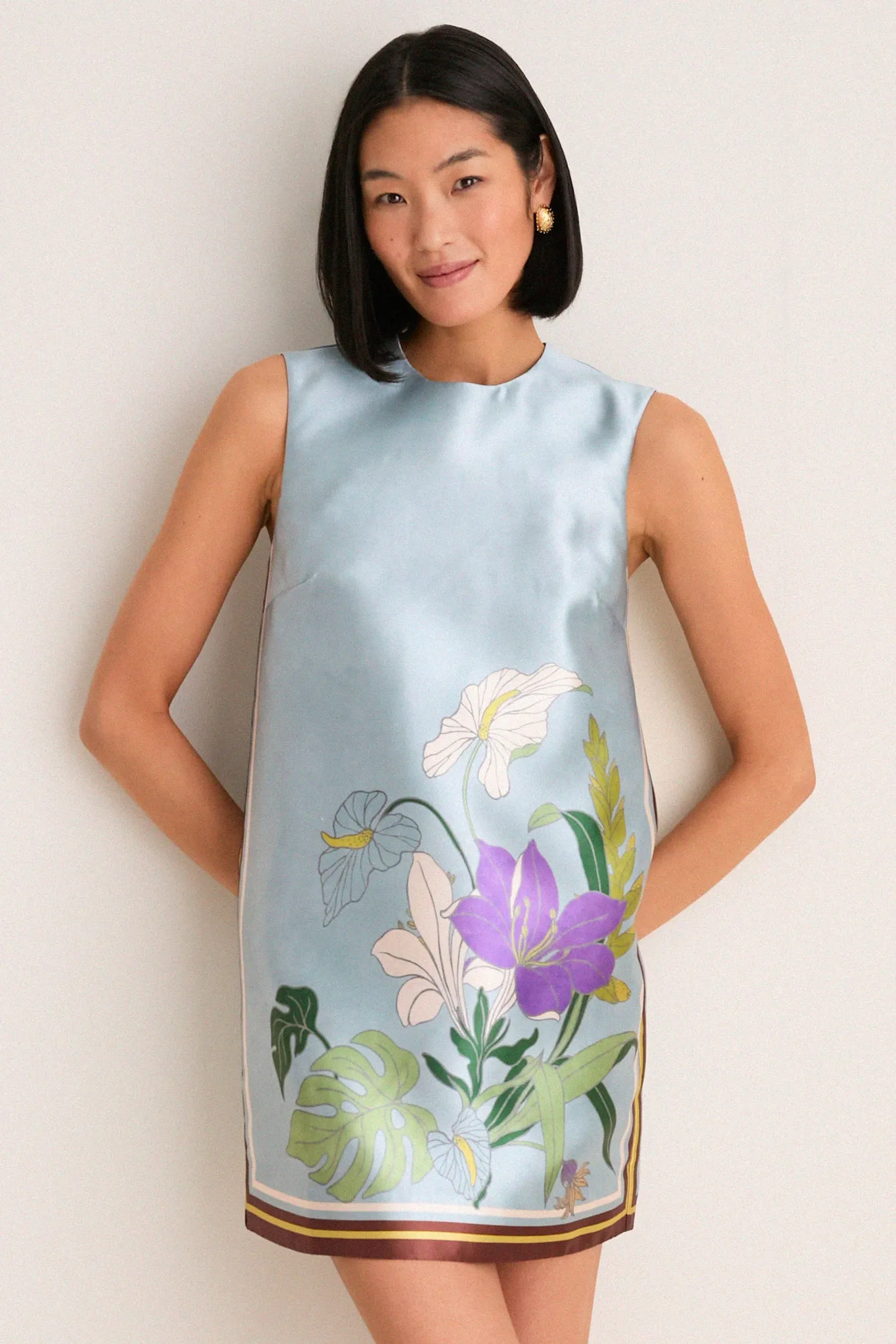 Ice Blue Alfie Mini Dress sold by Tuckernuck