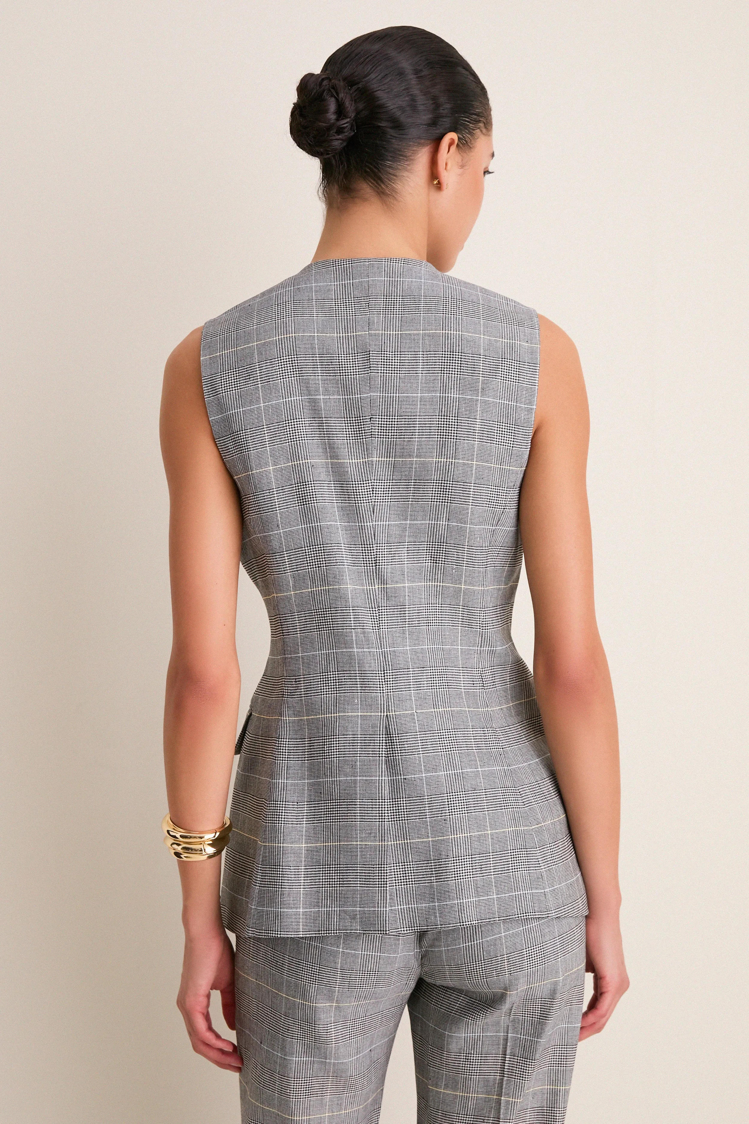 Black Multi Lois Vest sold by Tuckernuck product image thumbnail 4