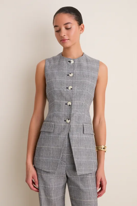 Black Multi Lois Vest sold by Tuckernuck