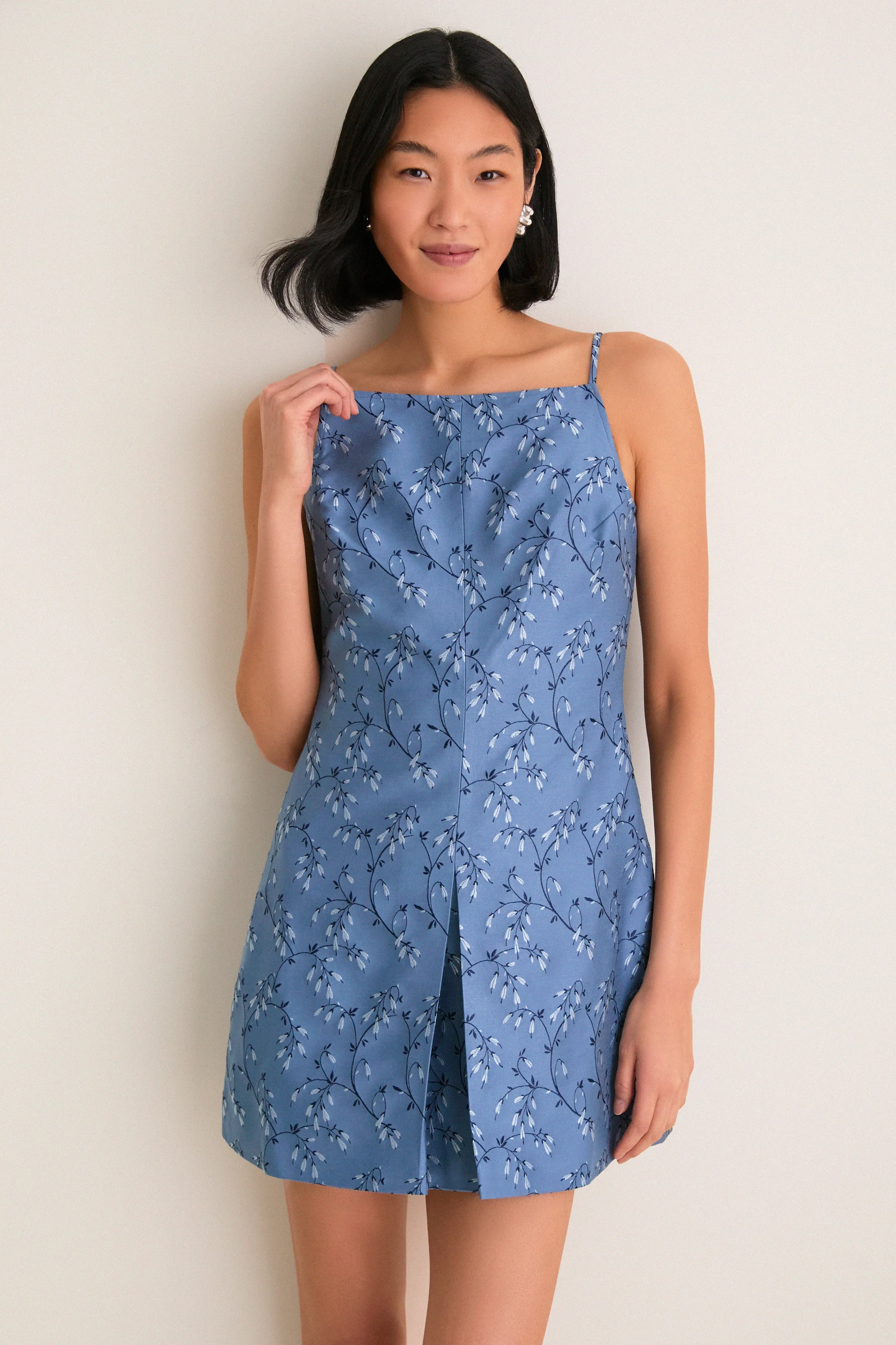 Dancing Willow Blue Fae Mini Dress sold by Tuckernuck