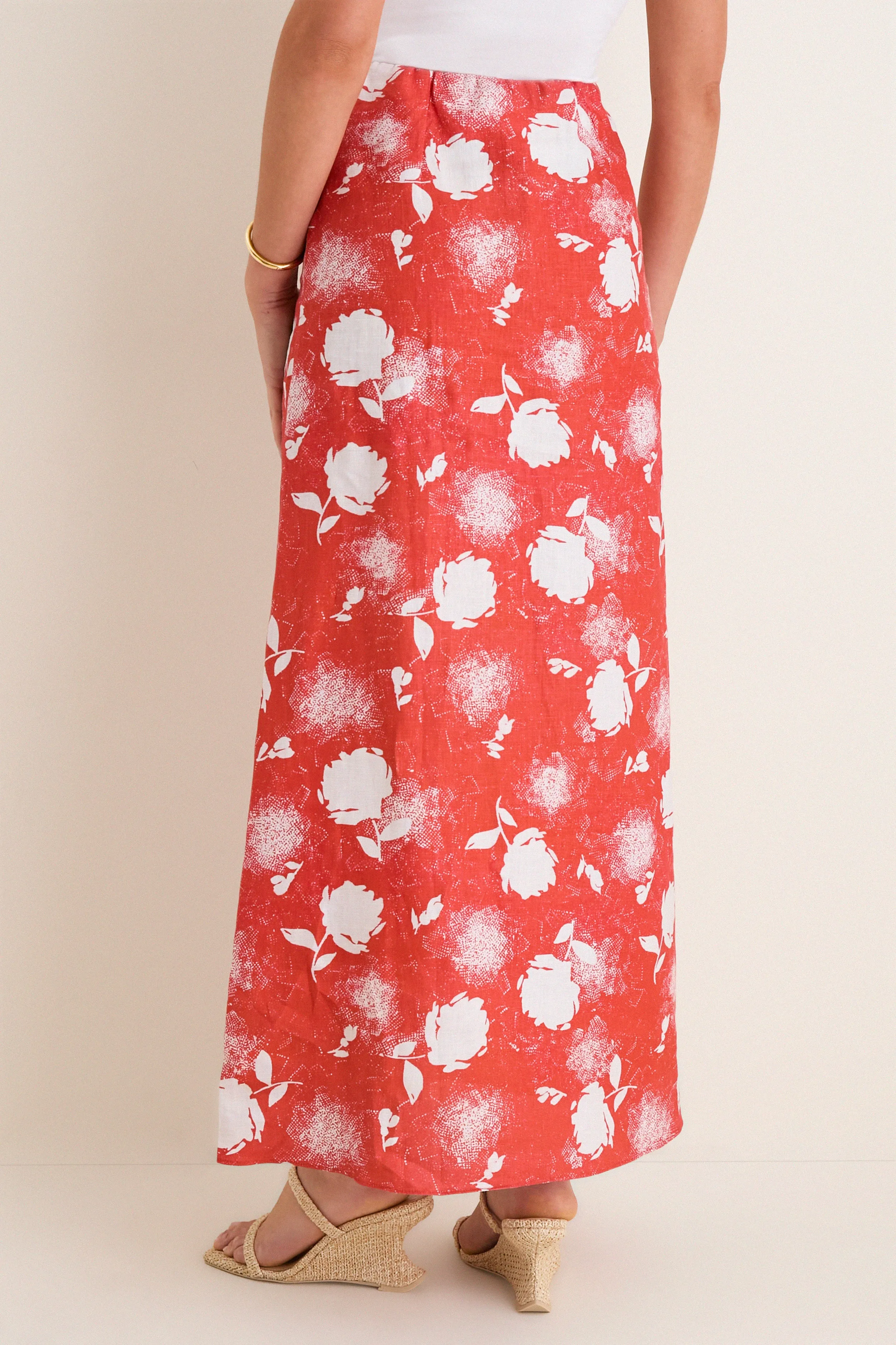 Sunrose Rosso Martina Maxi Skirt sold by Tuckernuck product image thumbnail 4