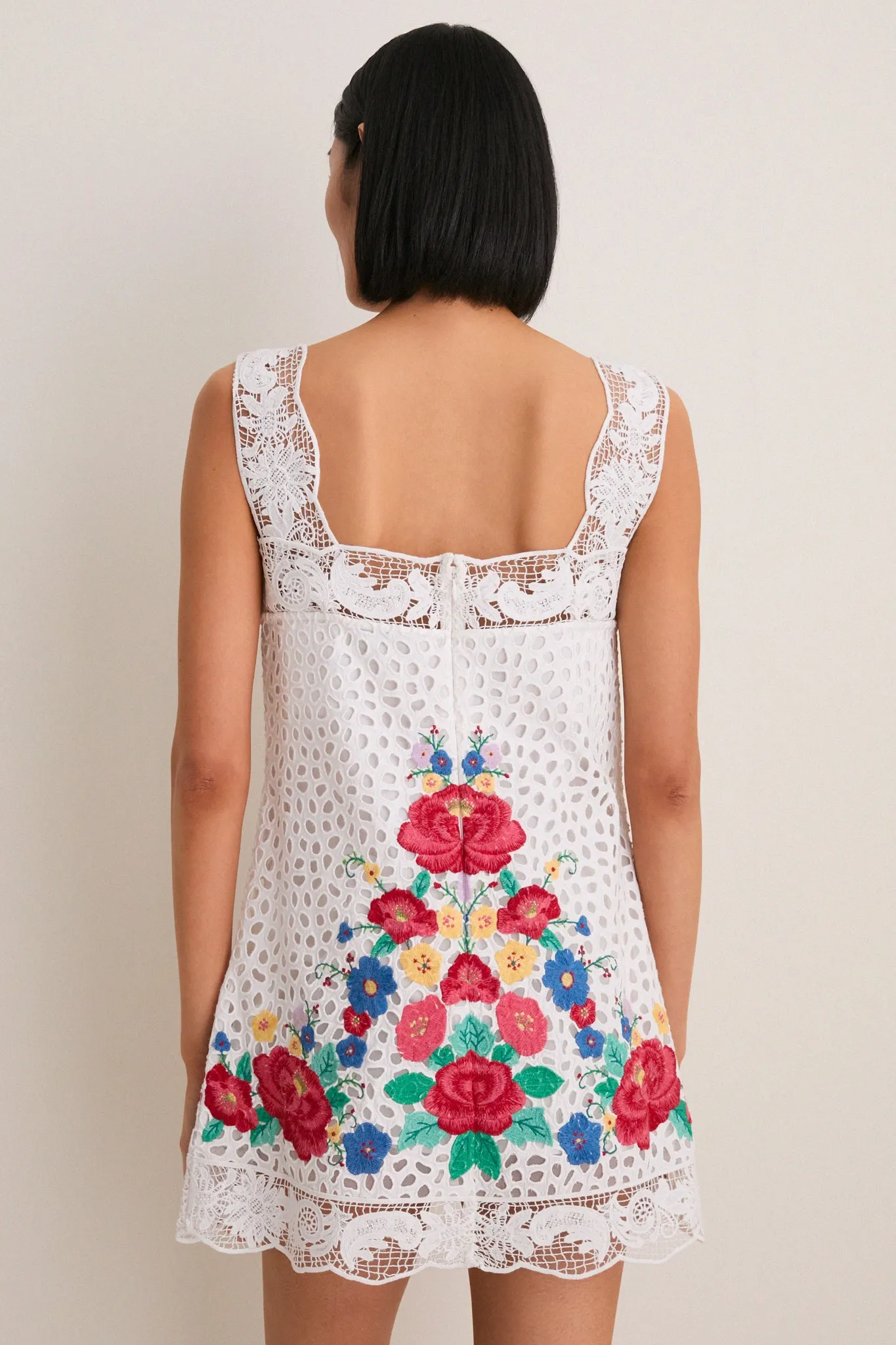 Multi Astrid Embroidery Tank Dress sold by Tuckernuck product image thumbnail 4