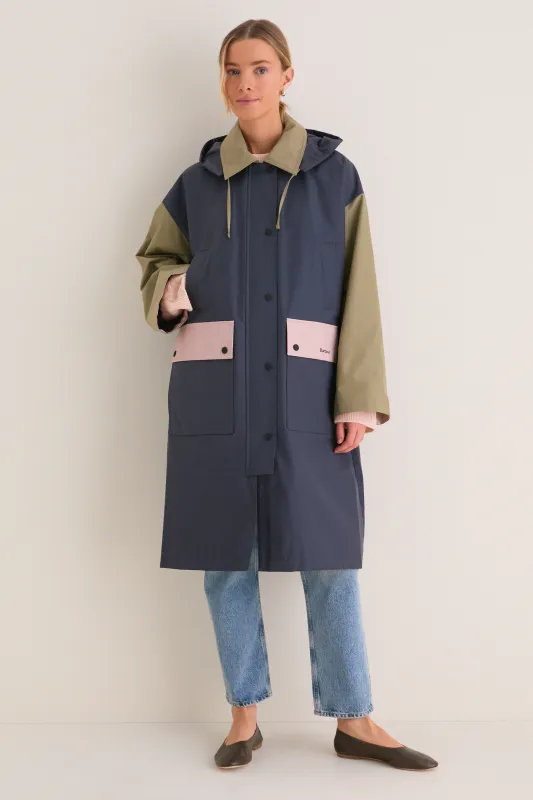 Dusk Grey Tri-Color Blearigg Showerproof Jacket sold by Tuckernuck