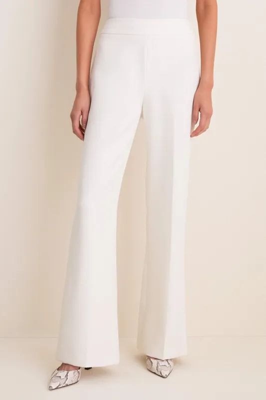 White Crepe Erin Pant made by Tuckernuck