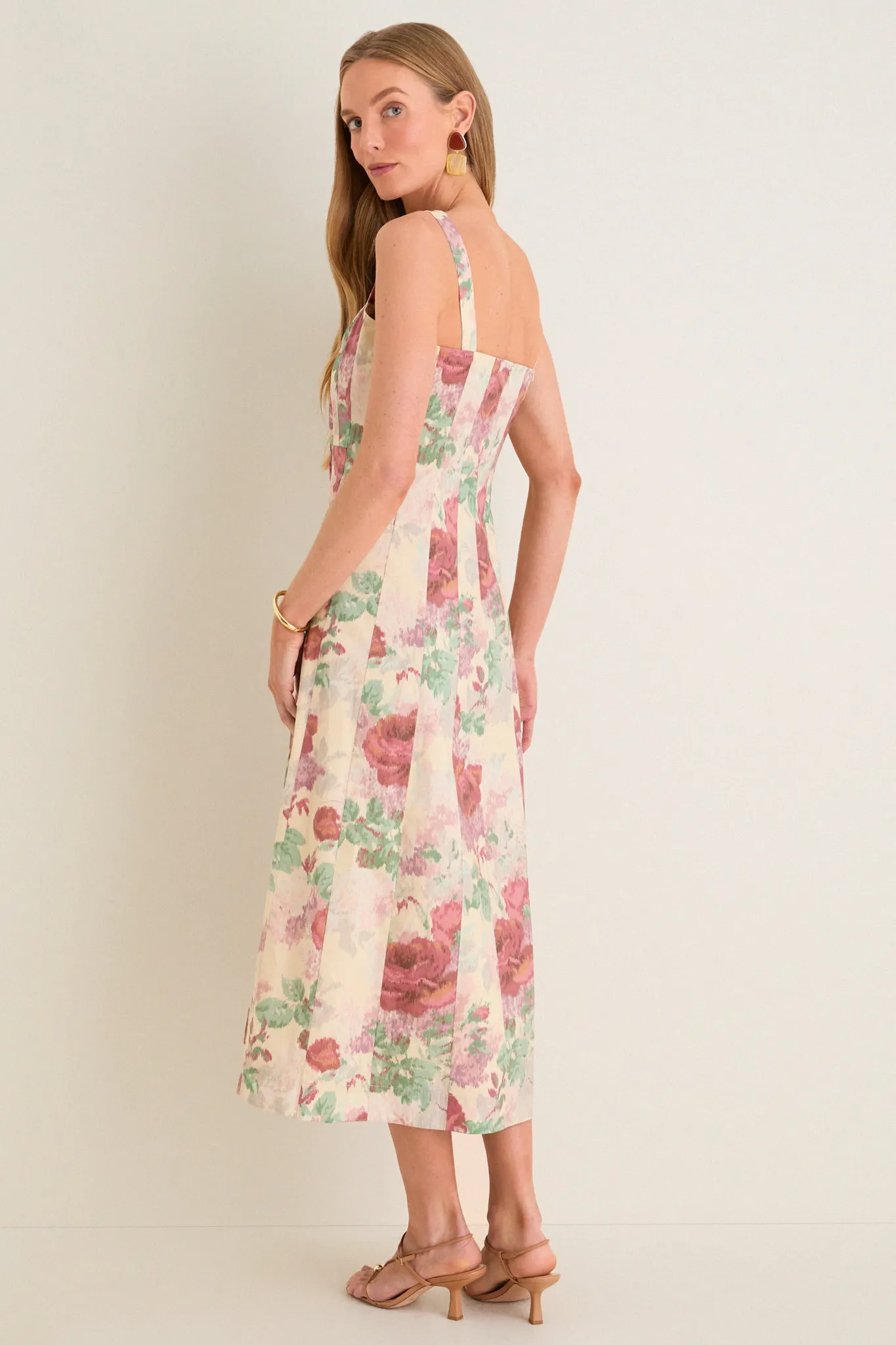 Rose Blur Cotton Poplin Edith Dress sold by Tuckernuck product image thumbnail 4