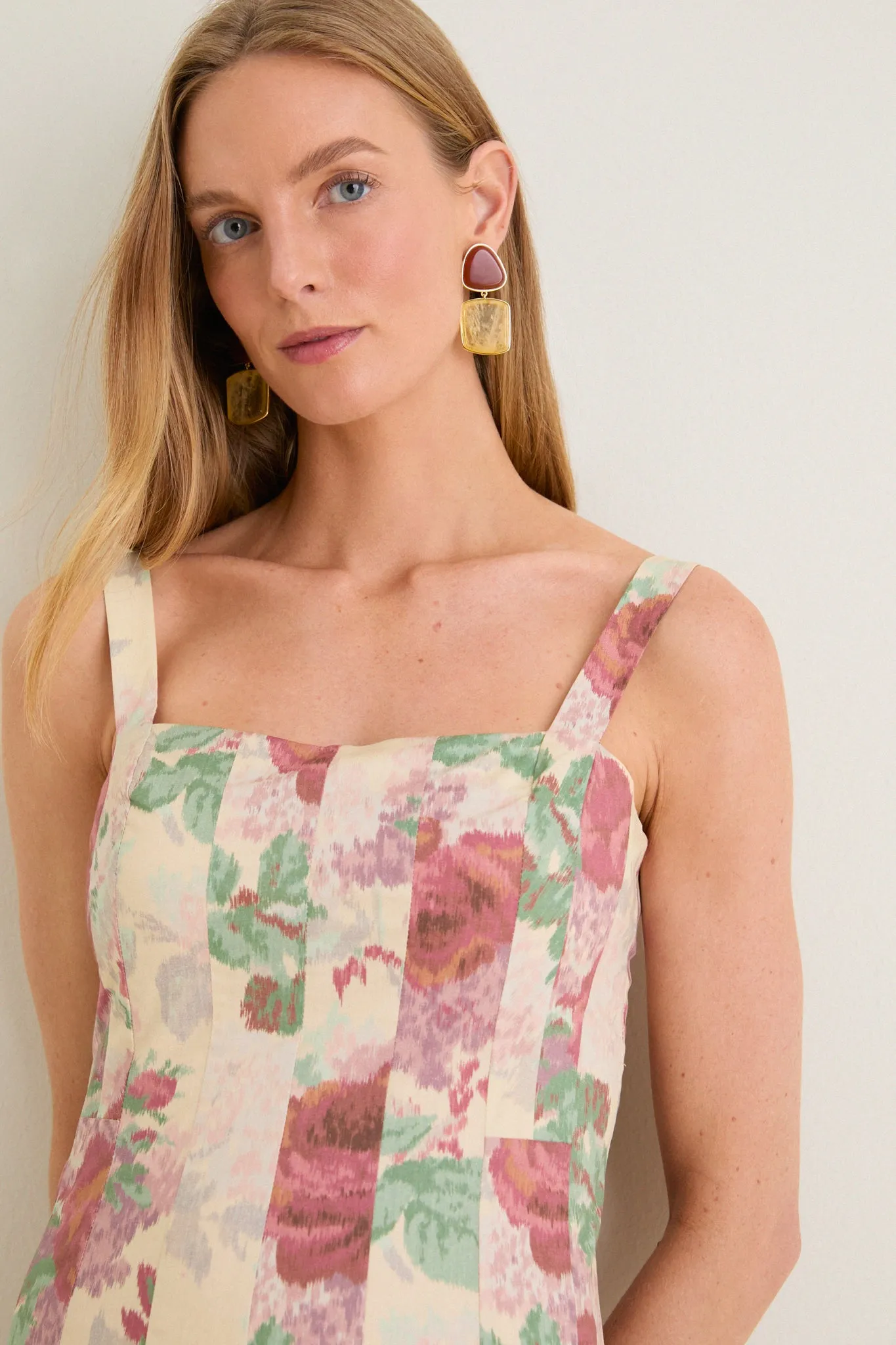 Rose Blur Cotton Poplin Edith Dress sold by Tuckernuck product image thumbnail 5