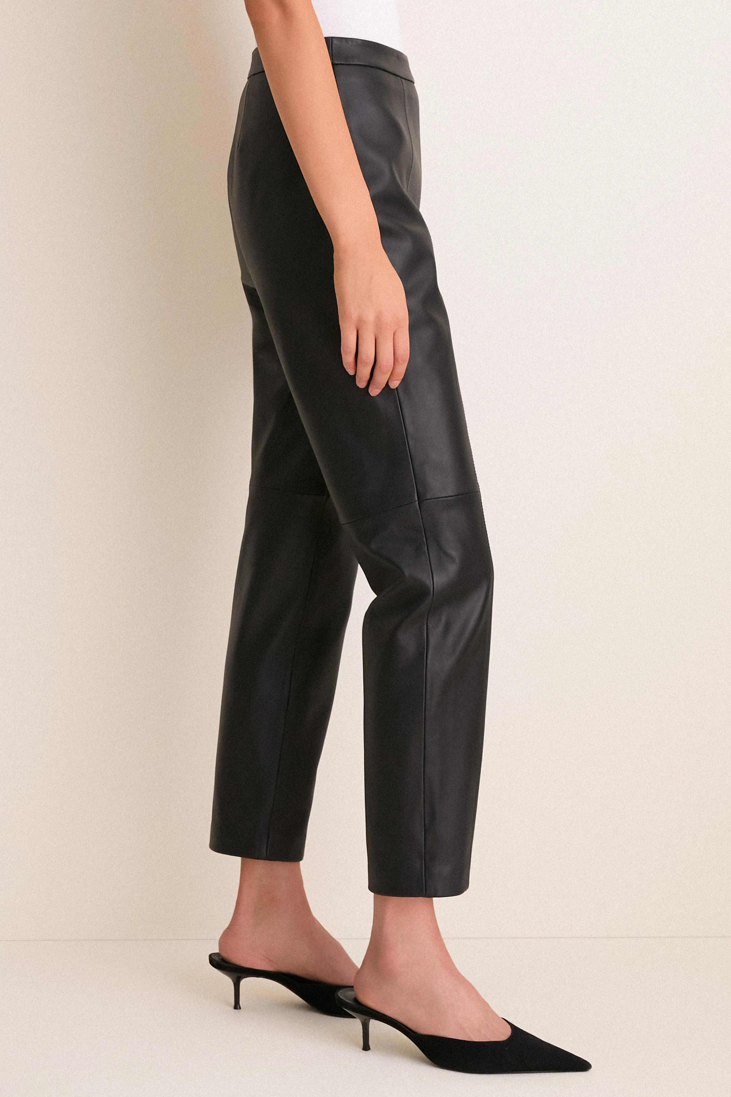 Black Leather Preston Pant sold by Tuckernuck product image thumbnail 3