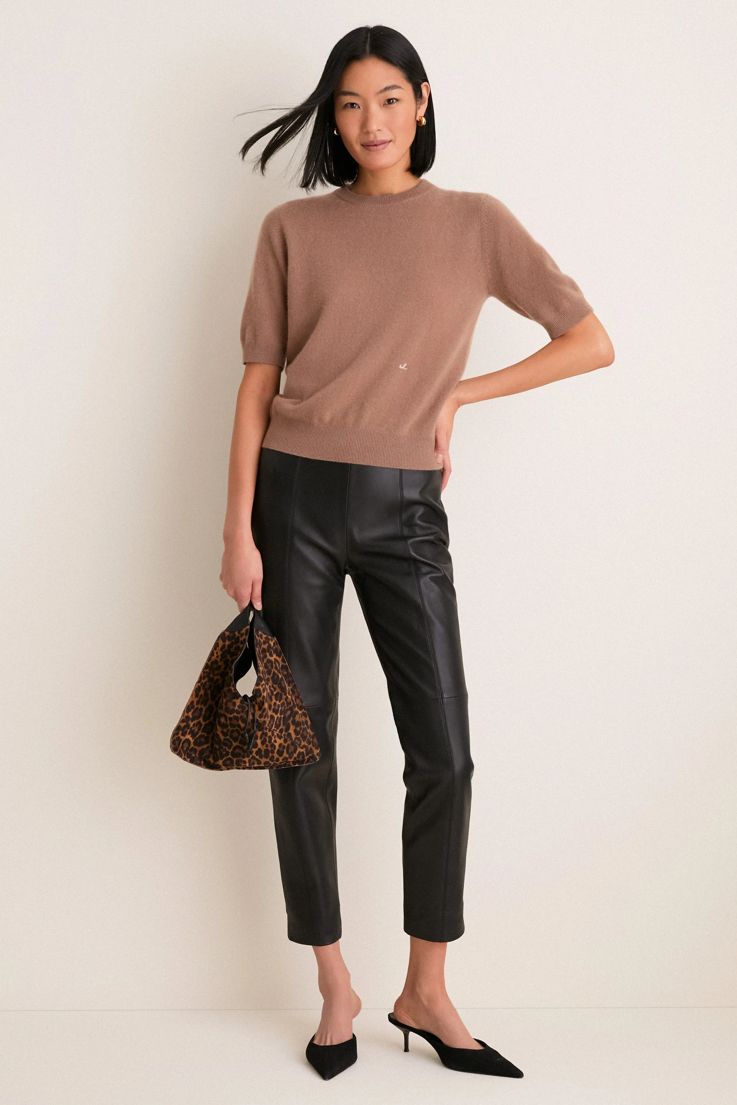 Black Leather Preston Pant sold by Tuckernuck product image thumbnail 2