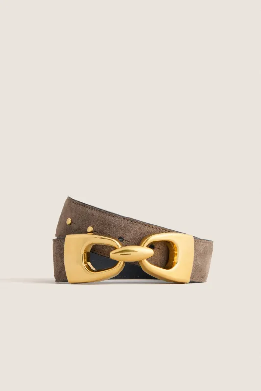 Saloon Horsebit Belt made by Altuzarra